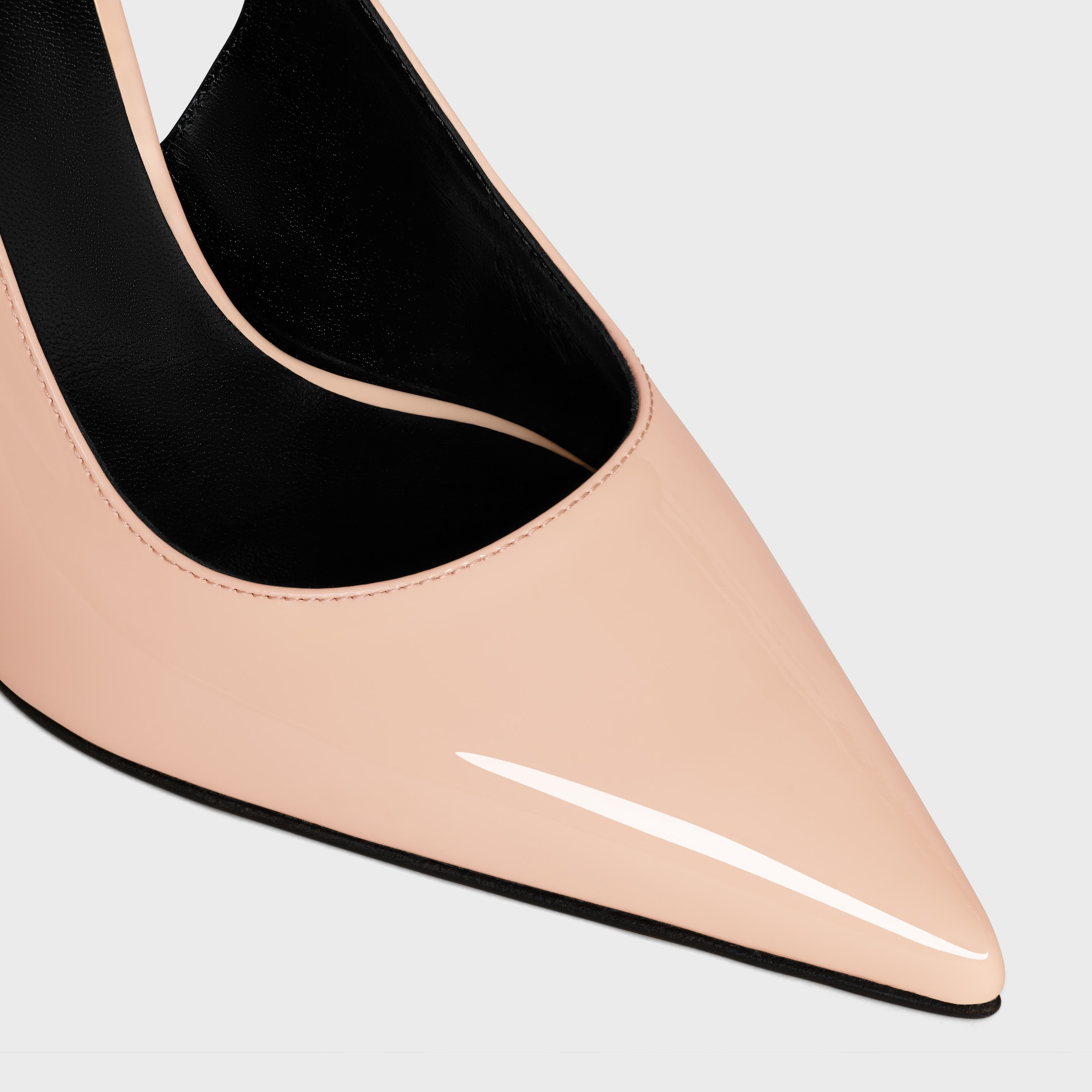 CELINE JUDY TRIOMPHE STILETTO PUMP IN PATENT CALFSKIN - 4