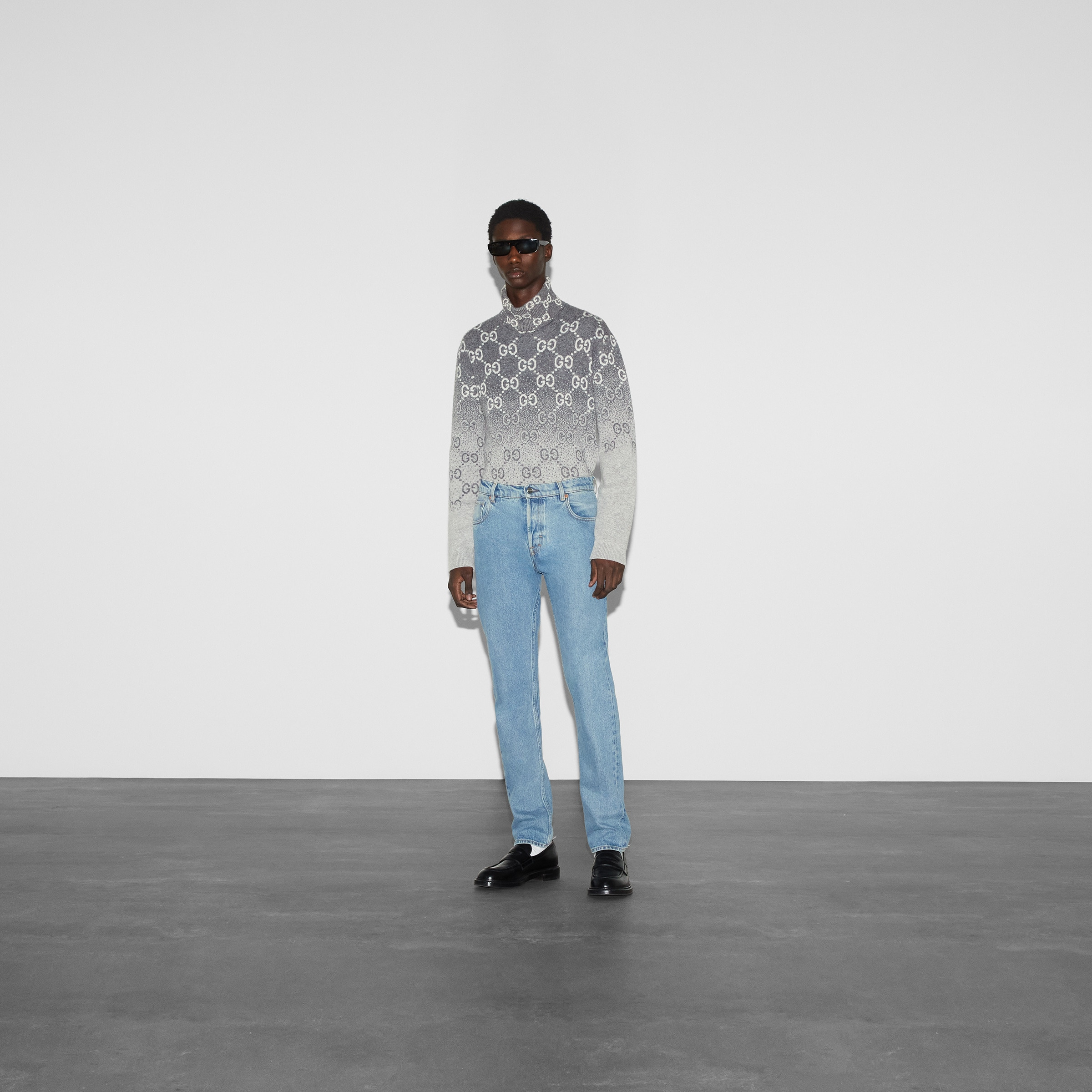 Tapered denim pant with Web - 2