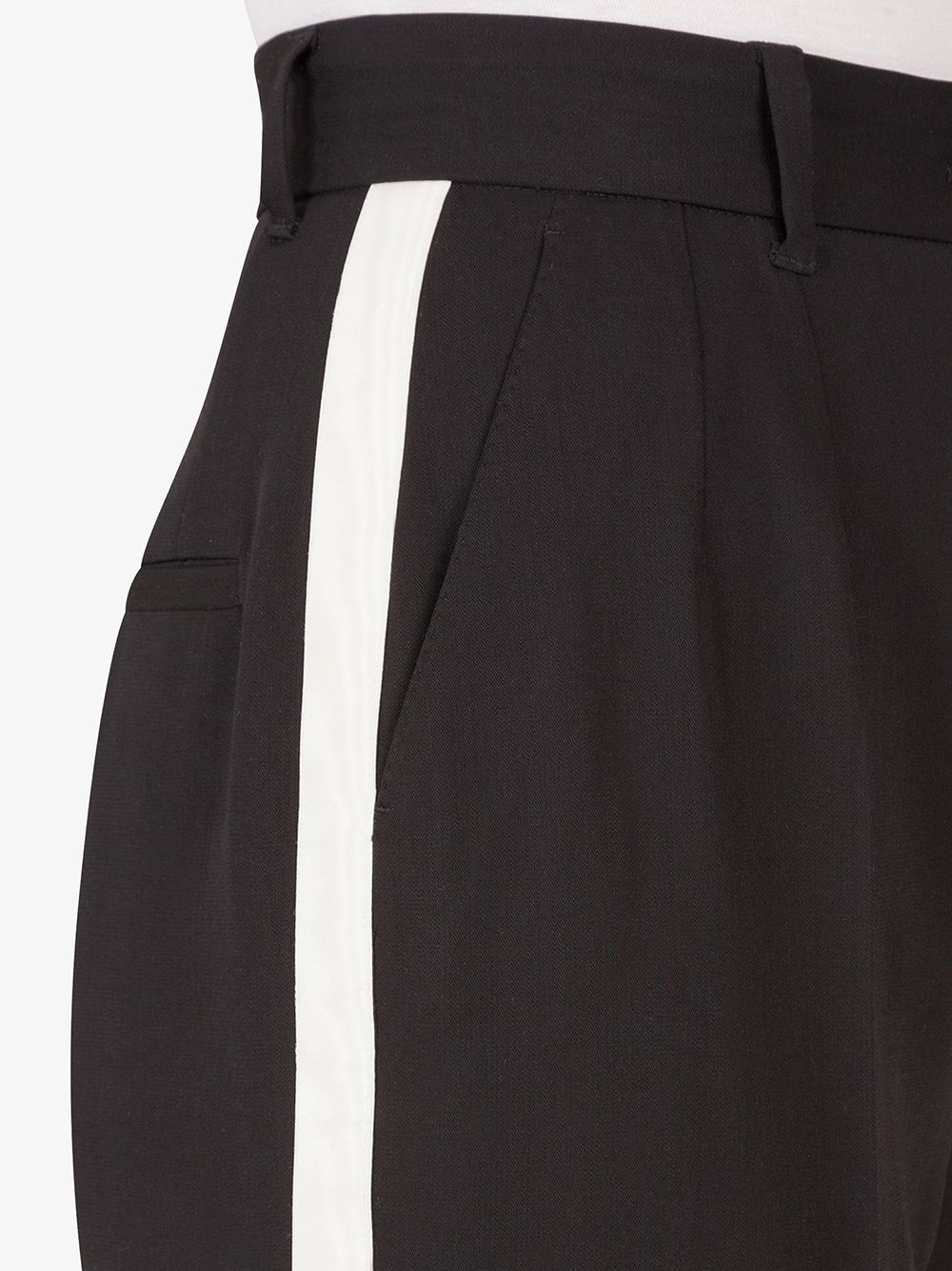 high-waisted cropped trousers - 5