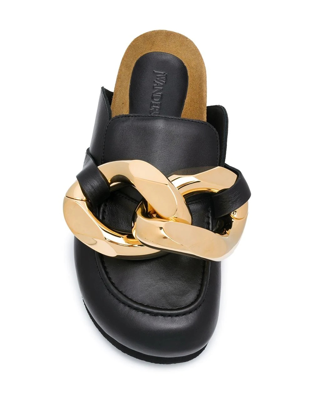 Chain loafer mules - 4