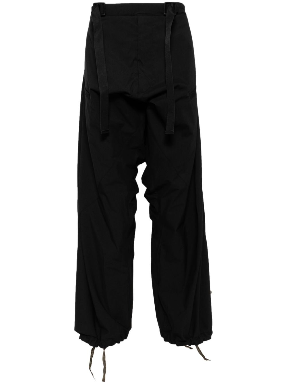 P30BL-E drop-crotch trousers - 1