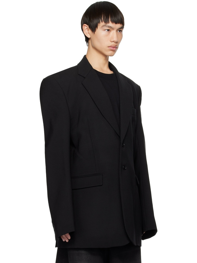 Black Notched Blazer 2