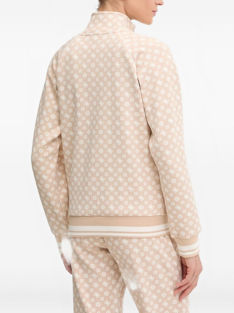 zip-up patterned sweatshirt 3