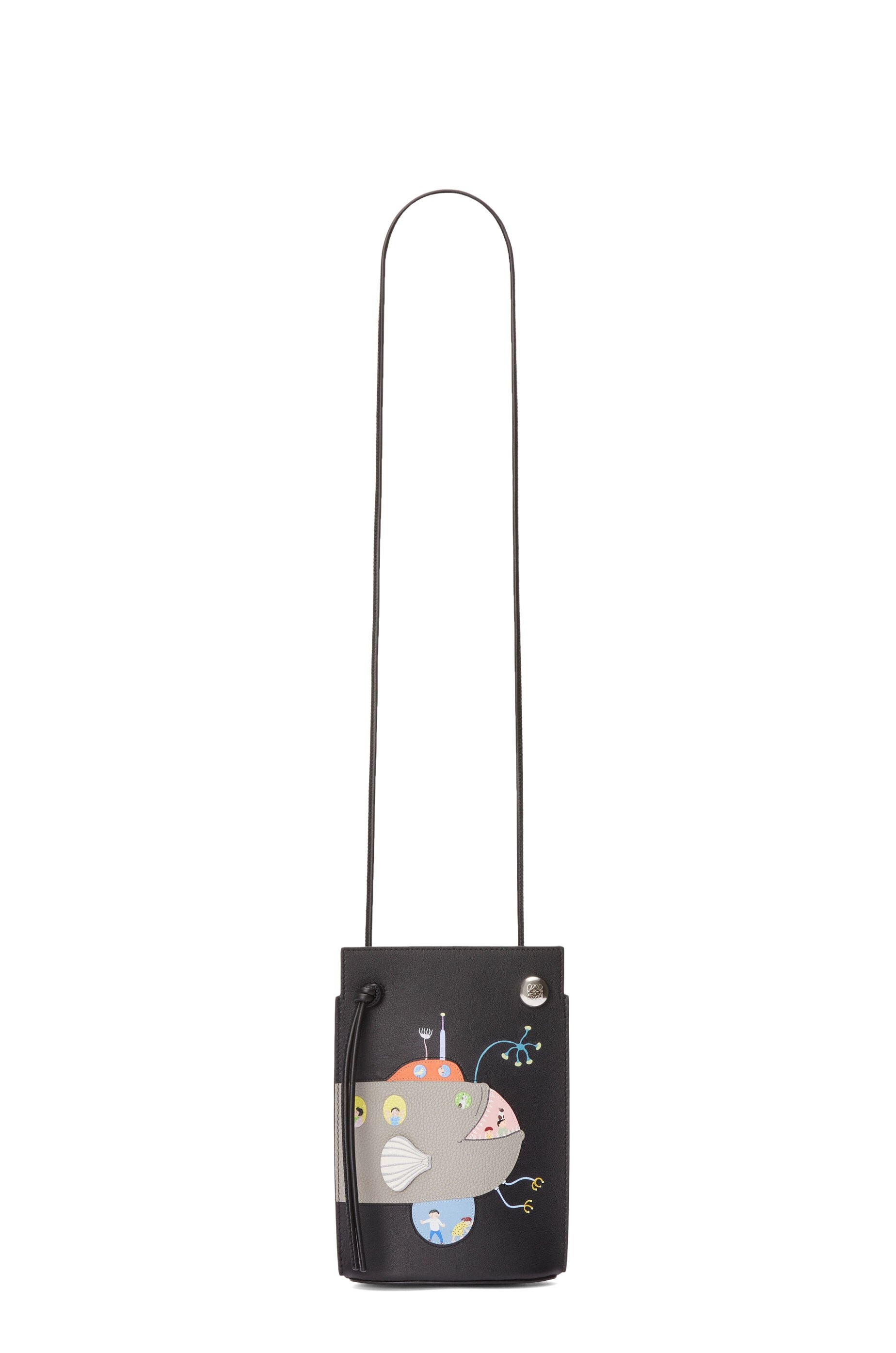 Submarine Pebble Dice pocket in classic calfskin - 6