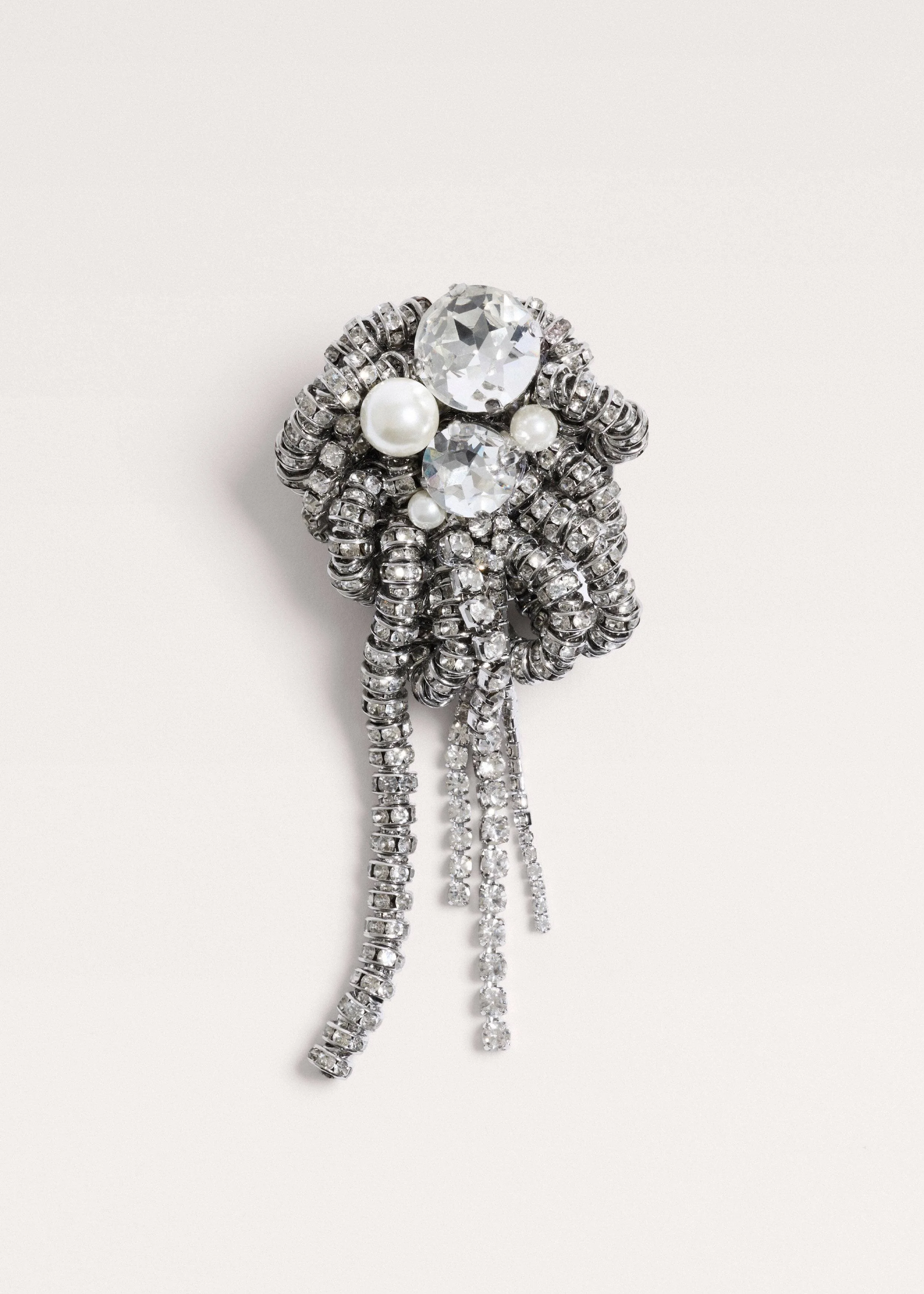 Crystal Knot Brooch - 1