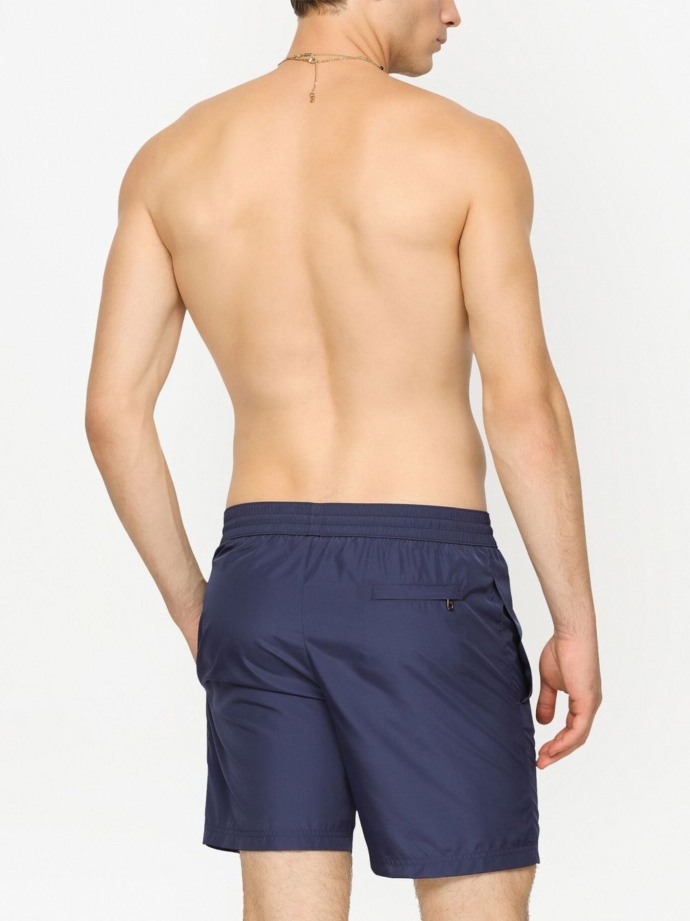 DG Essentials logo-plaque swim shorts - 4