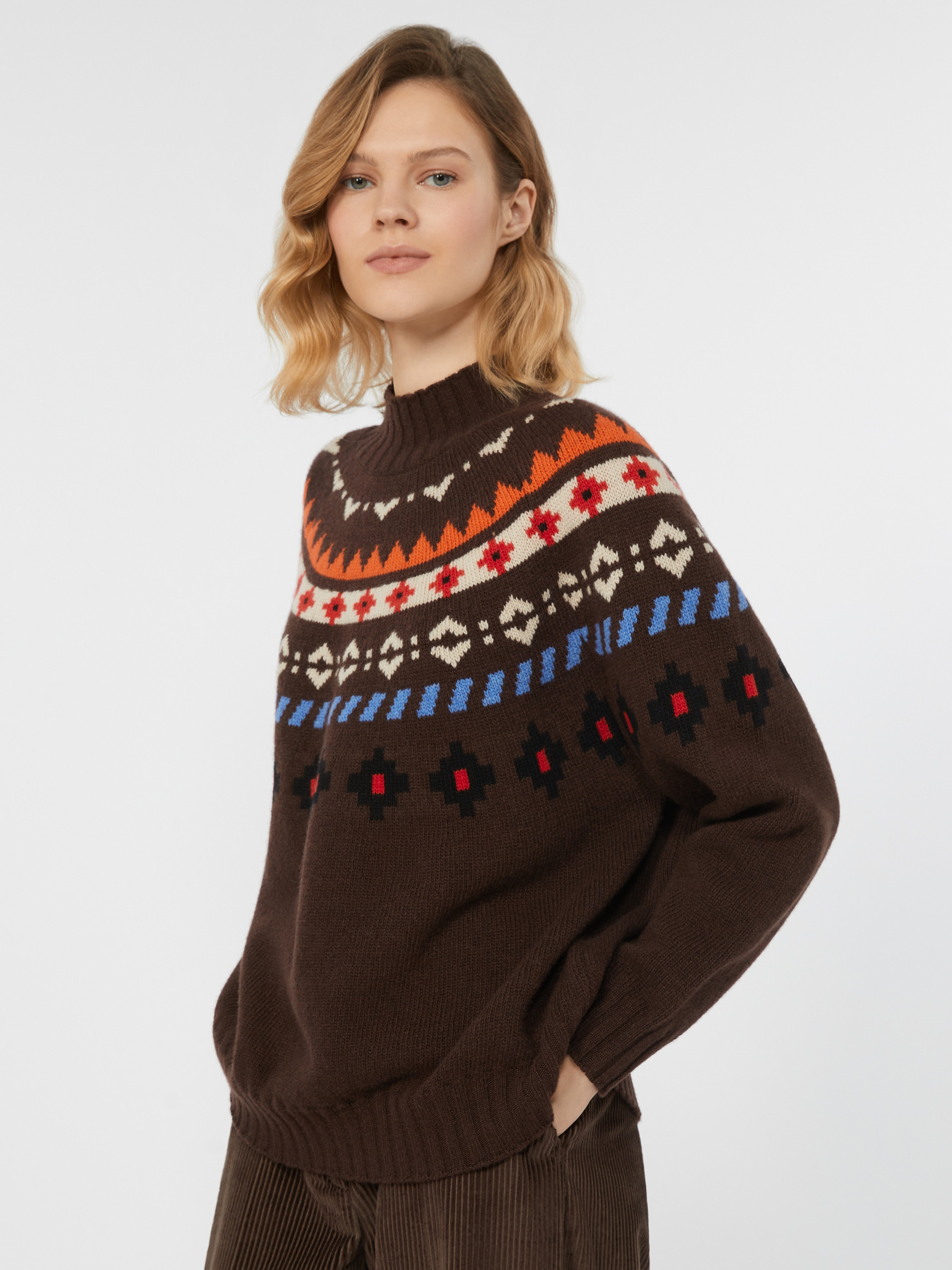 HARDY Wool jacquard jumper - 5