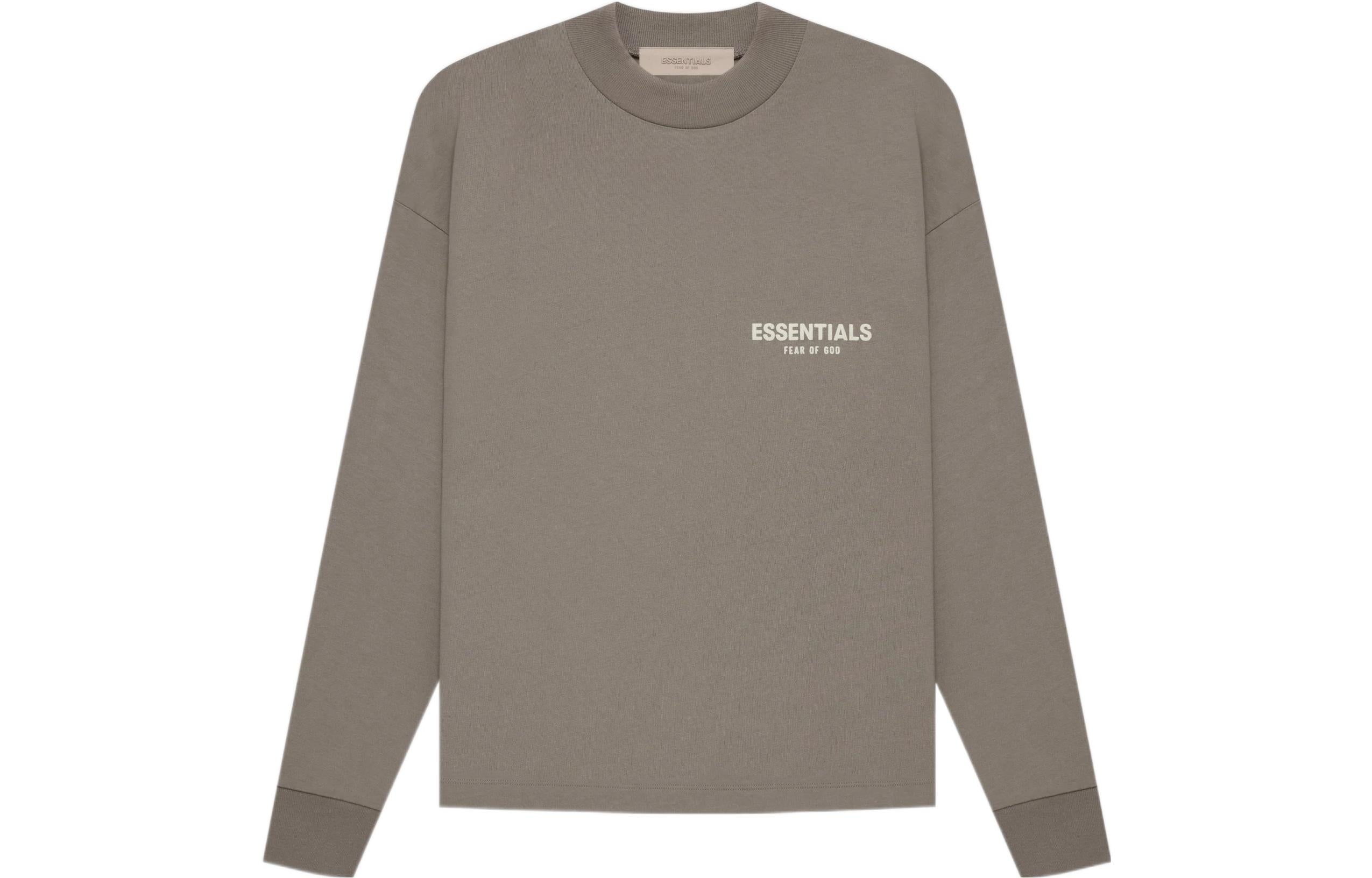 Fear of God Essentials SS22 Mensessentials Long Sleeve Tee Desert Taupe FOG-SS22-462 - 2