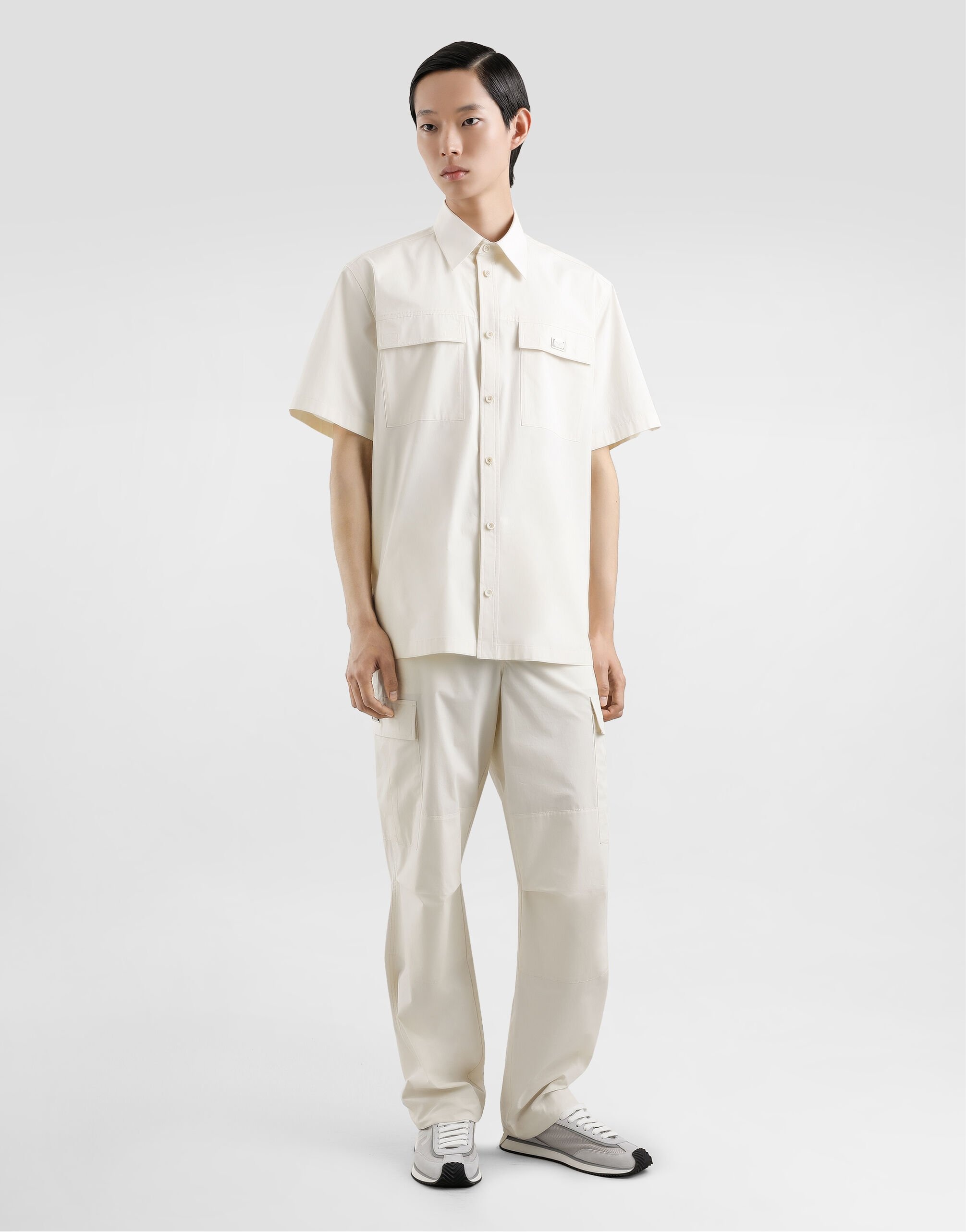 Poplin shirt with tag - 2