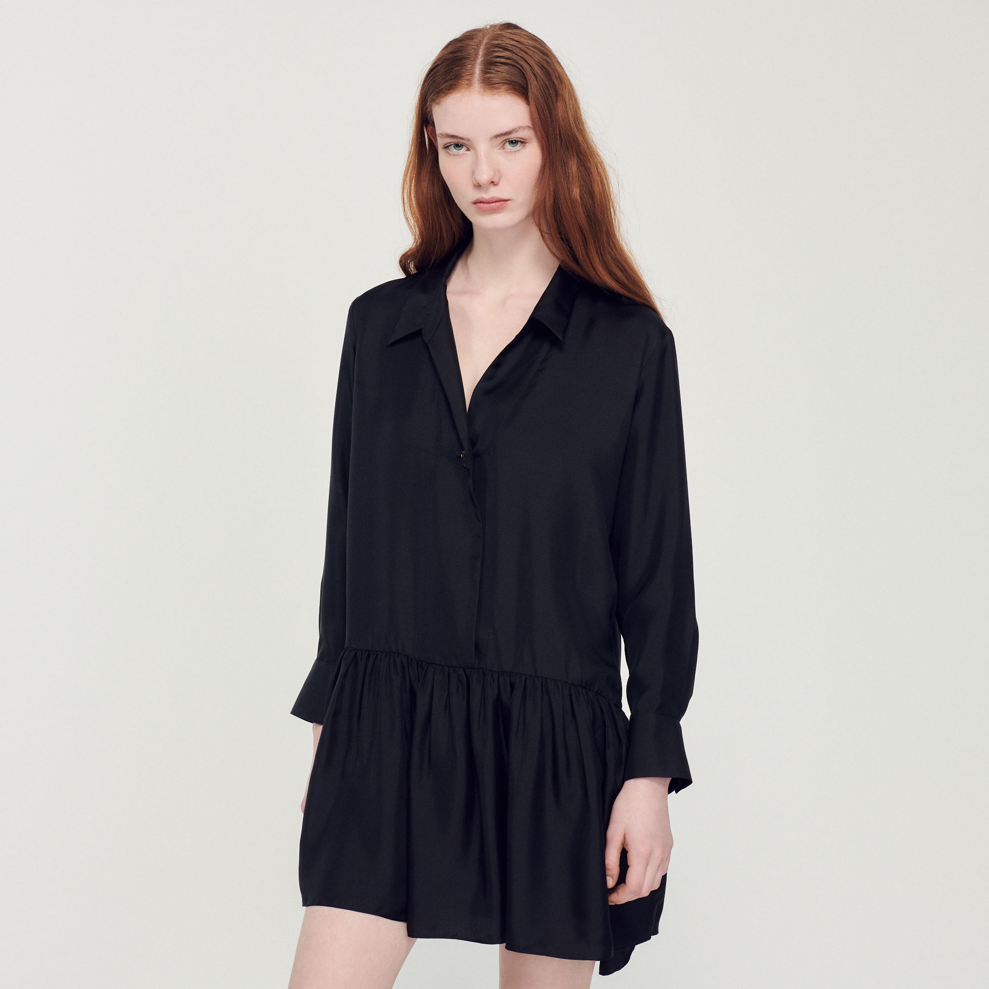 Short silk dress - 5