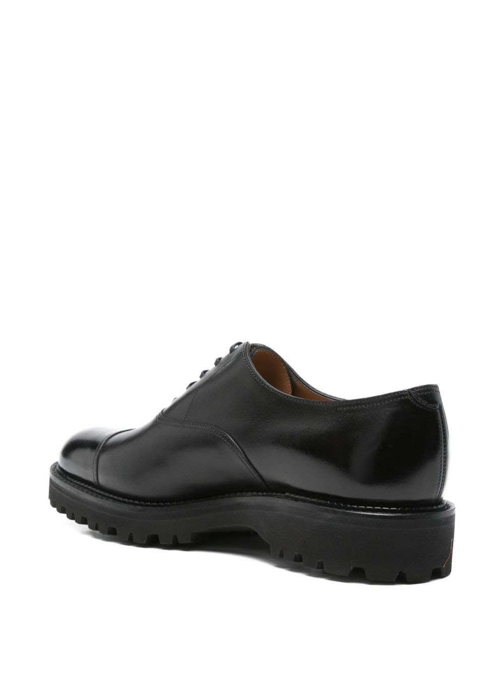 Council leather cap-toe Oxford shoes - 3