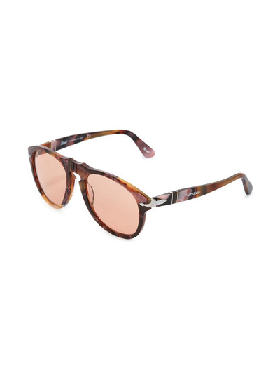 JW Anderson x Persol aviator-frame logo sunglasses outlook