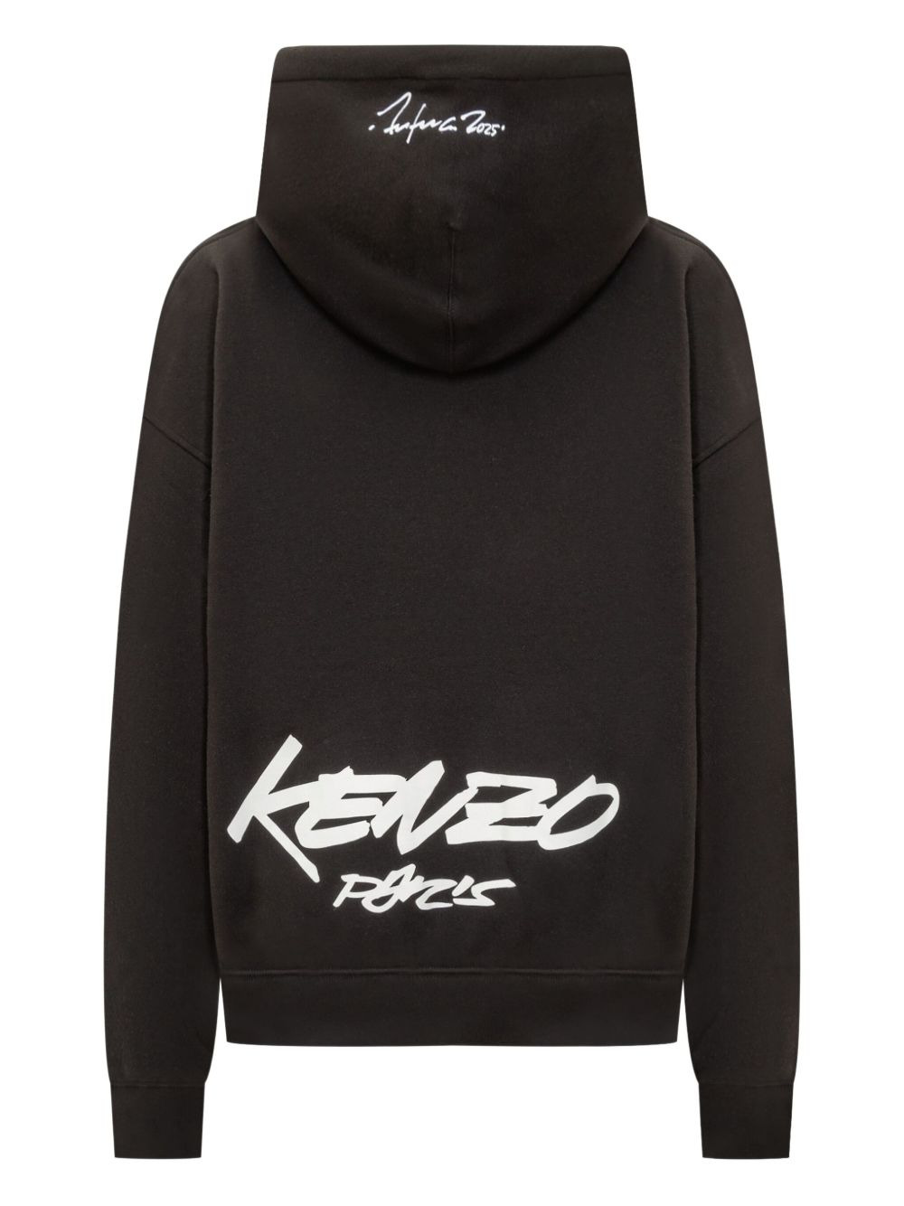 "Kenzo x Futura 2000" flower-applique hoodie - 2