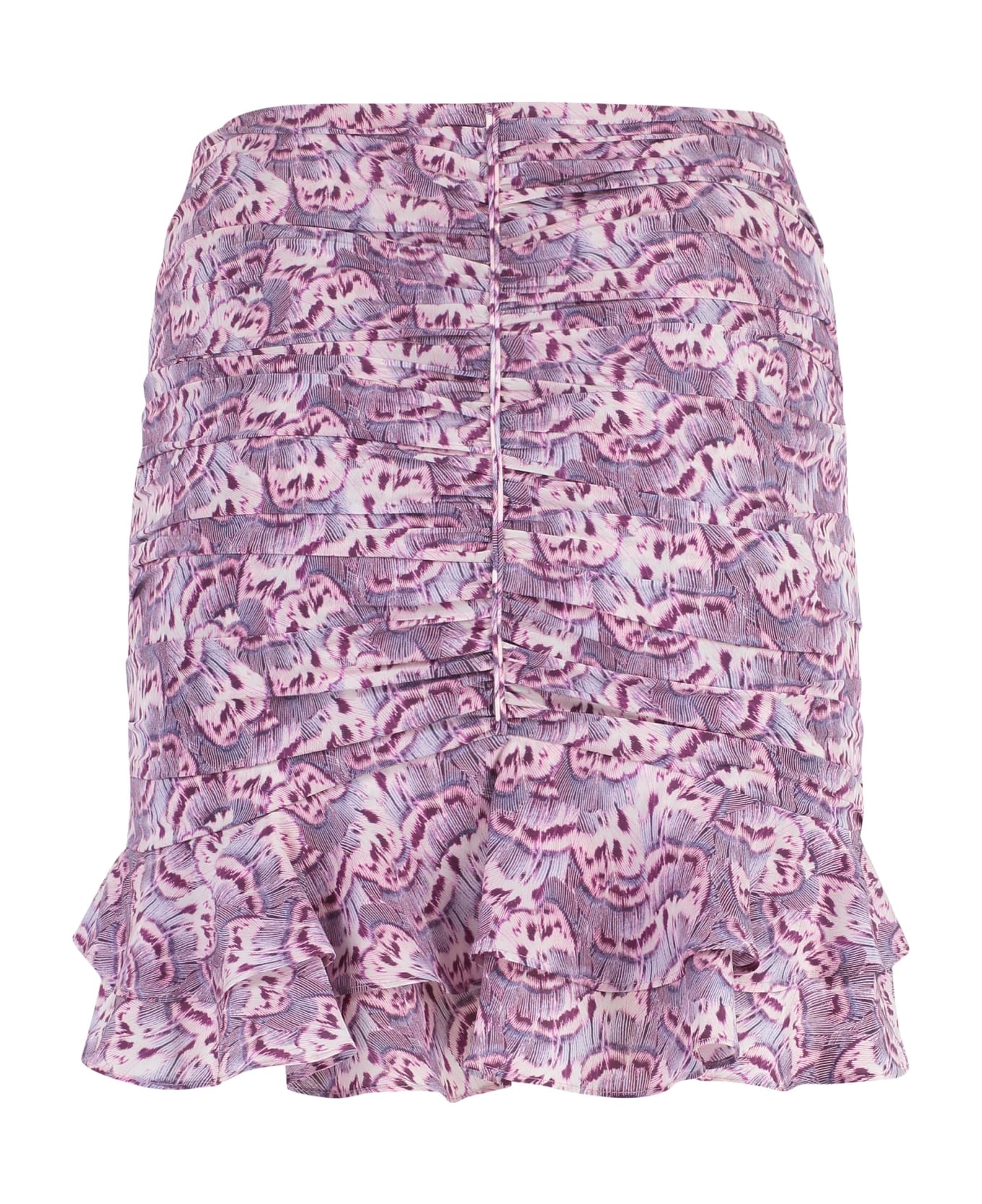 Milendi Printed Silk Skirt - 2