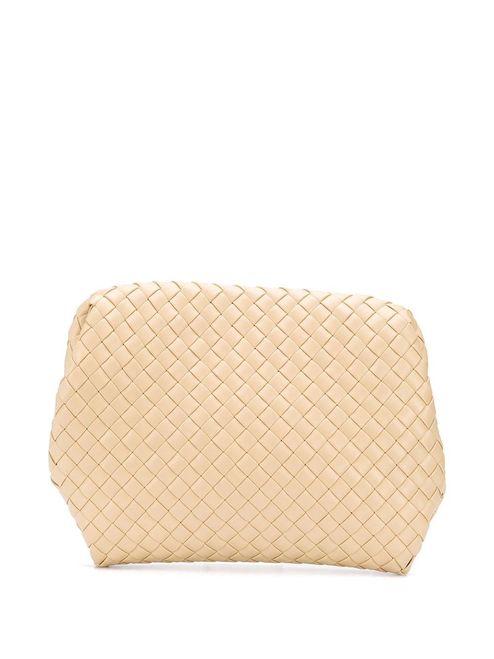 Intrecciato padded clutch bag - 1