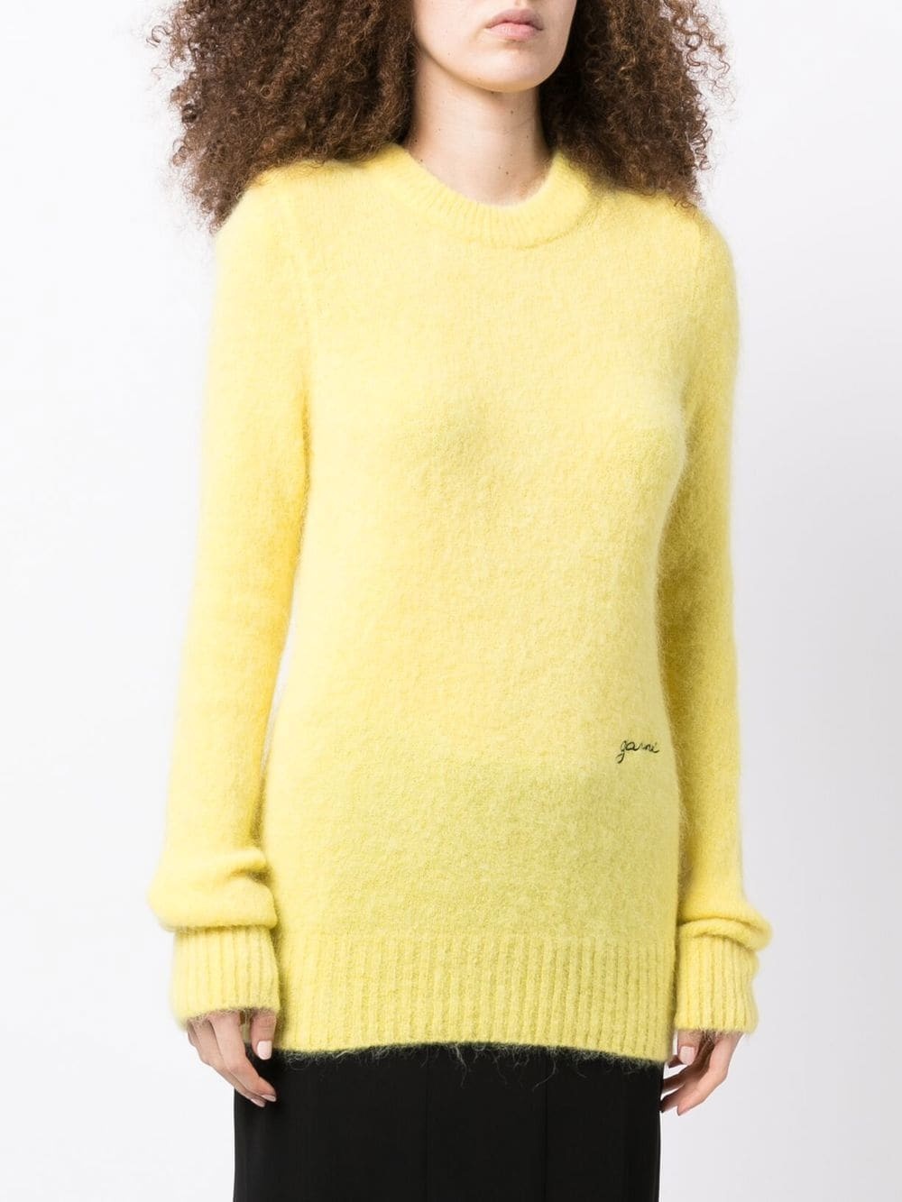 logo-embroidered crew-neck jumper - 3