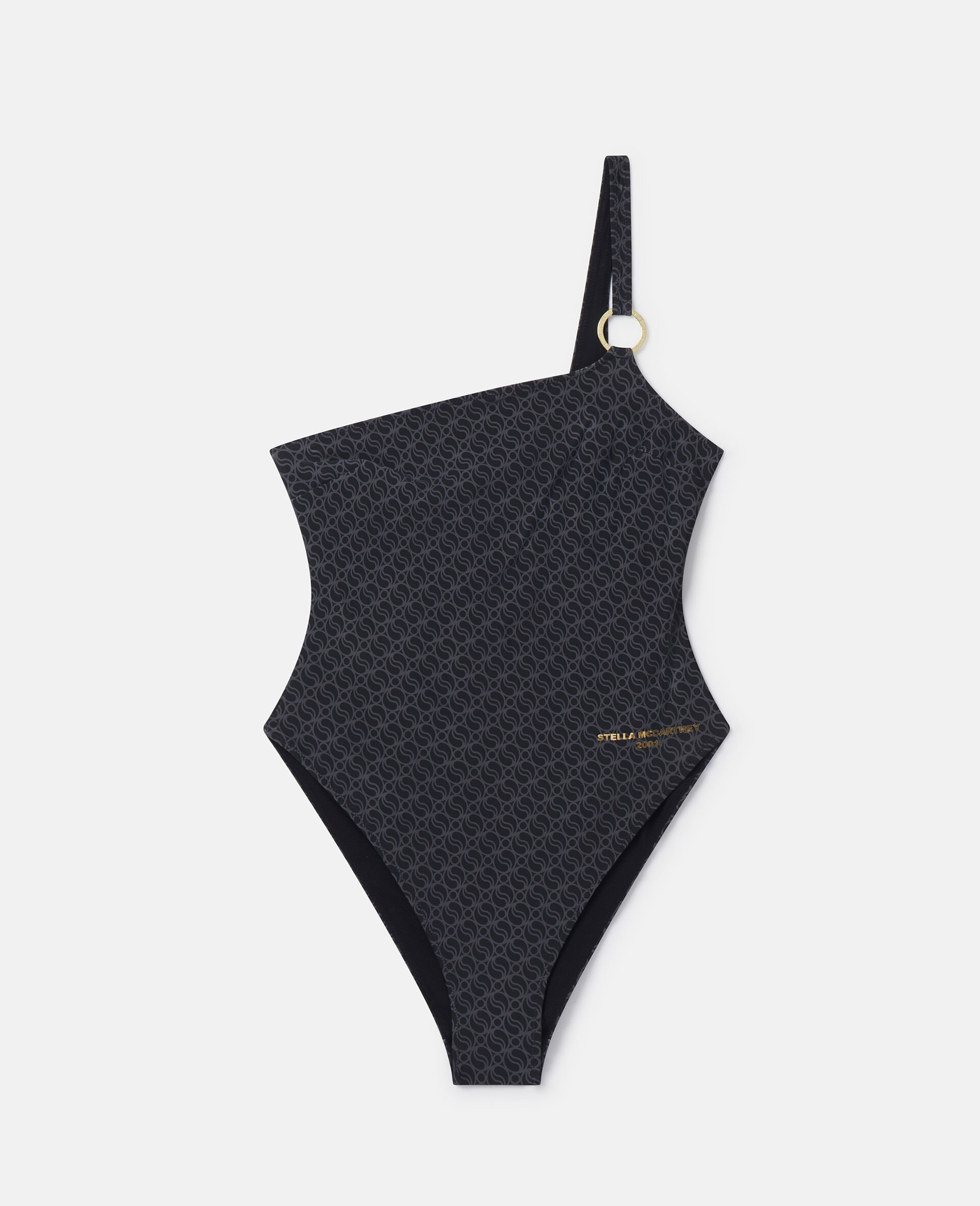 S-Wave Print Swimsuit - 1