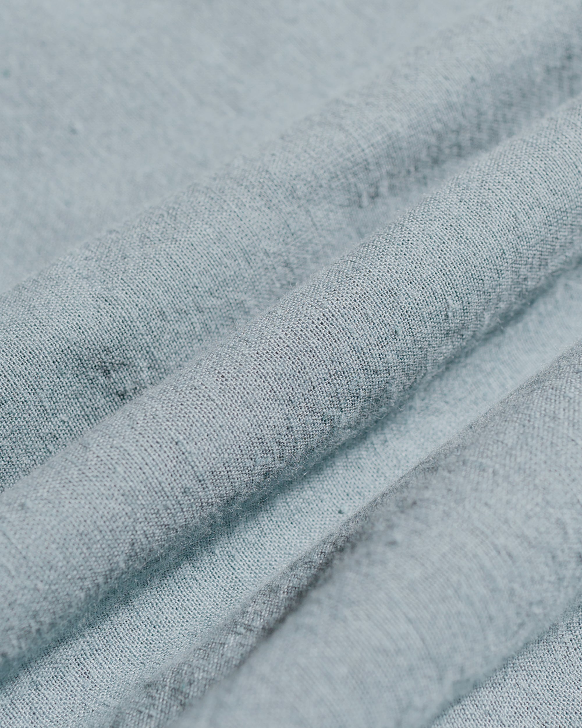 Algot Relaxed Cotton Linen Shirt Greyish Blue - 6