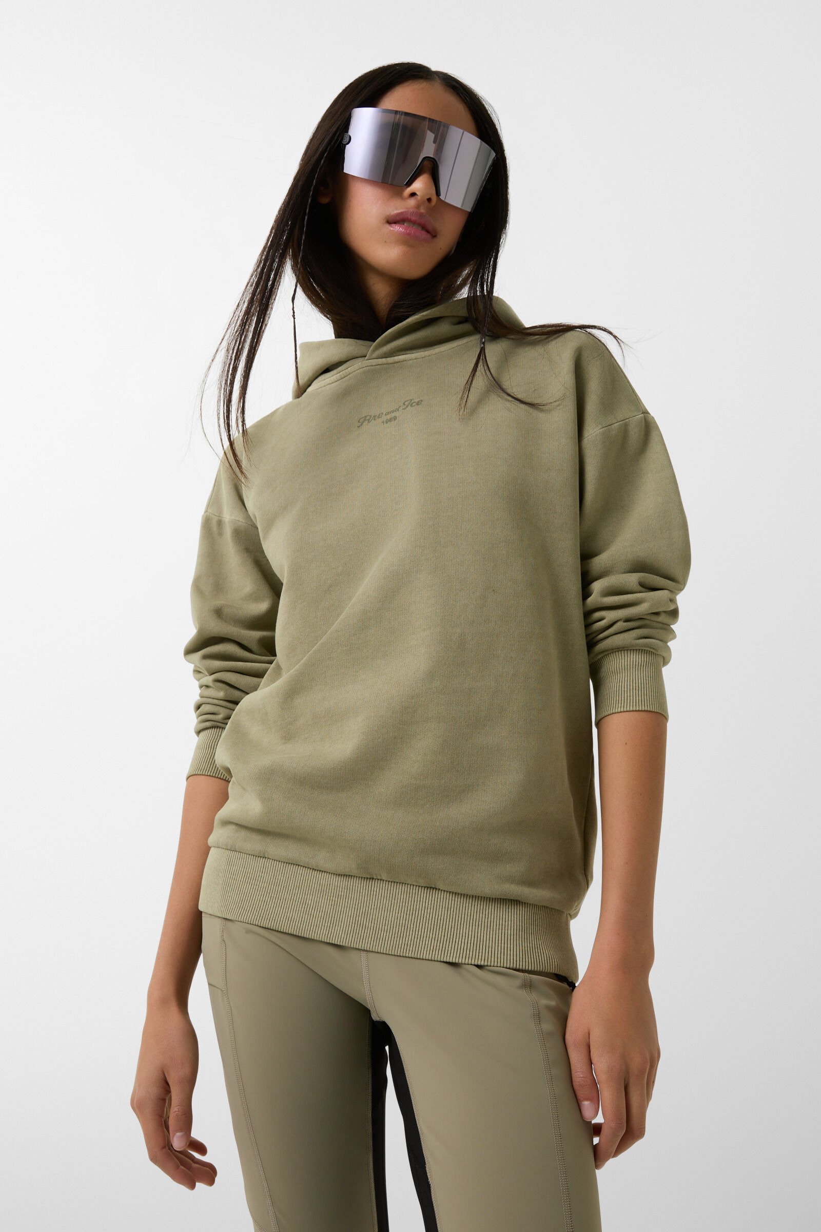 Hoodie Sibel in Khaki - 2