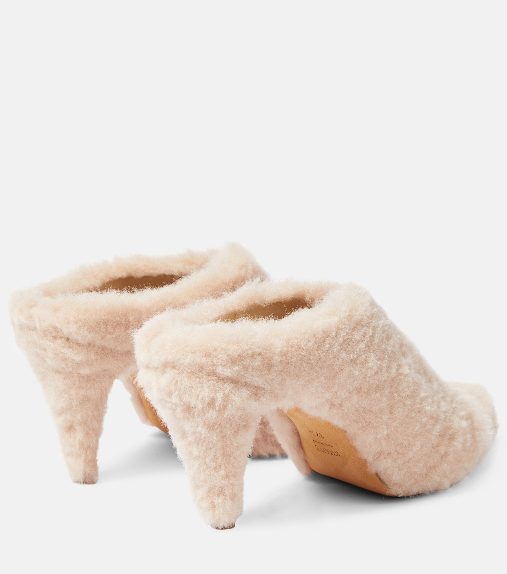 Marion shearling mules - 3