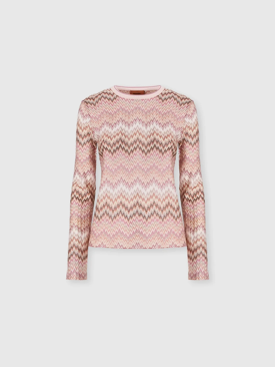 Long-sleeve viscose sweater with snake motif - 1
