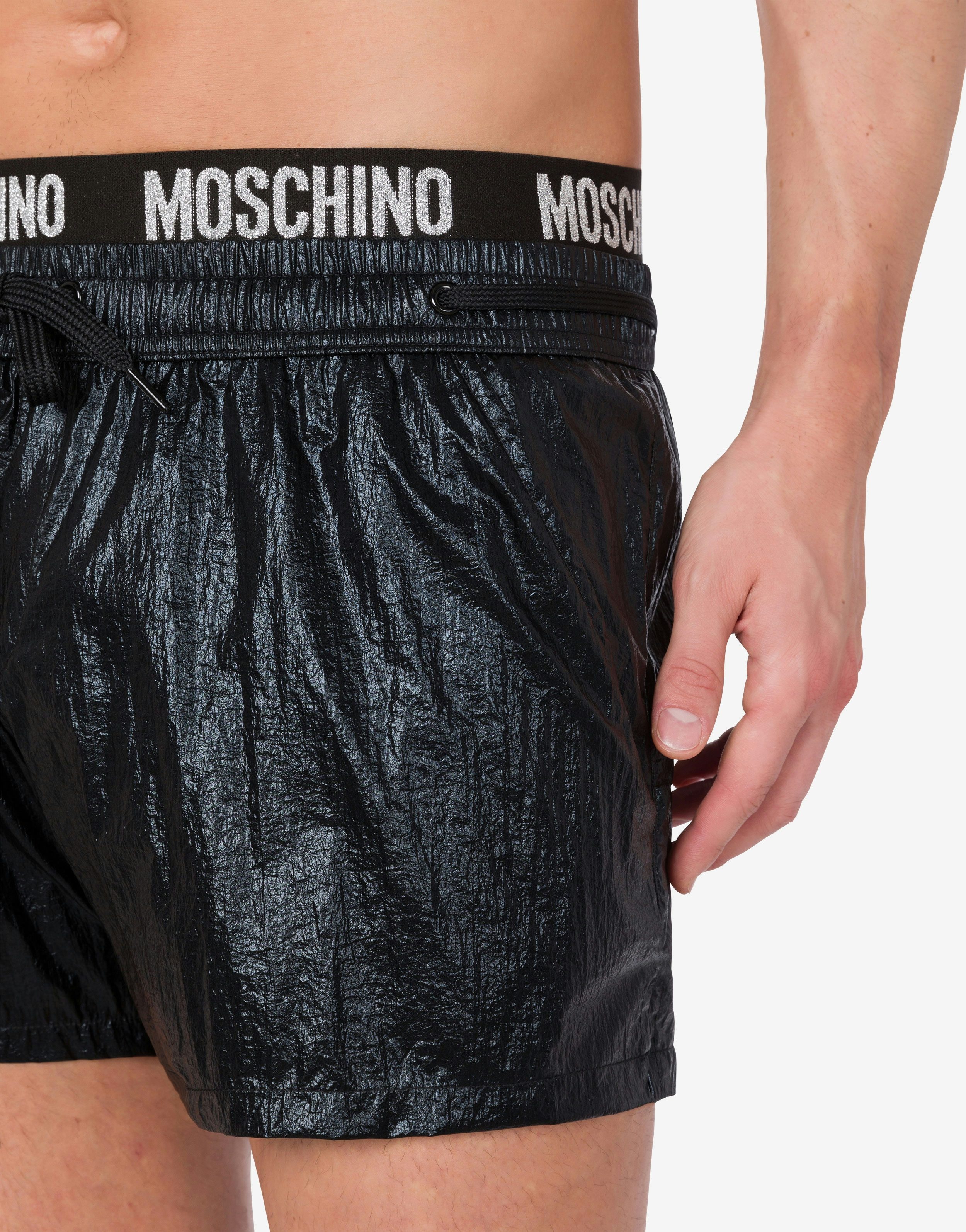 SWIM TRUNKS SHINY & SILVER - 4