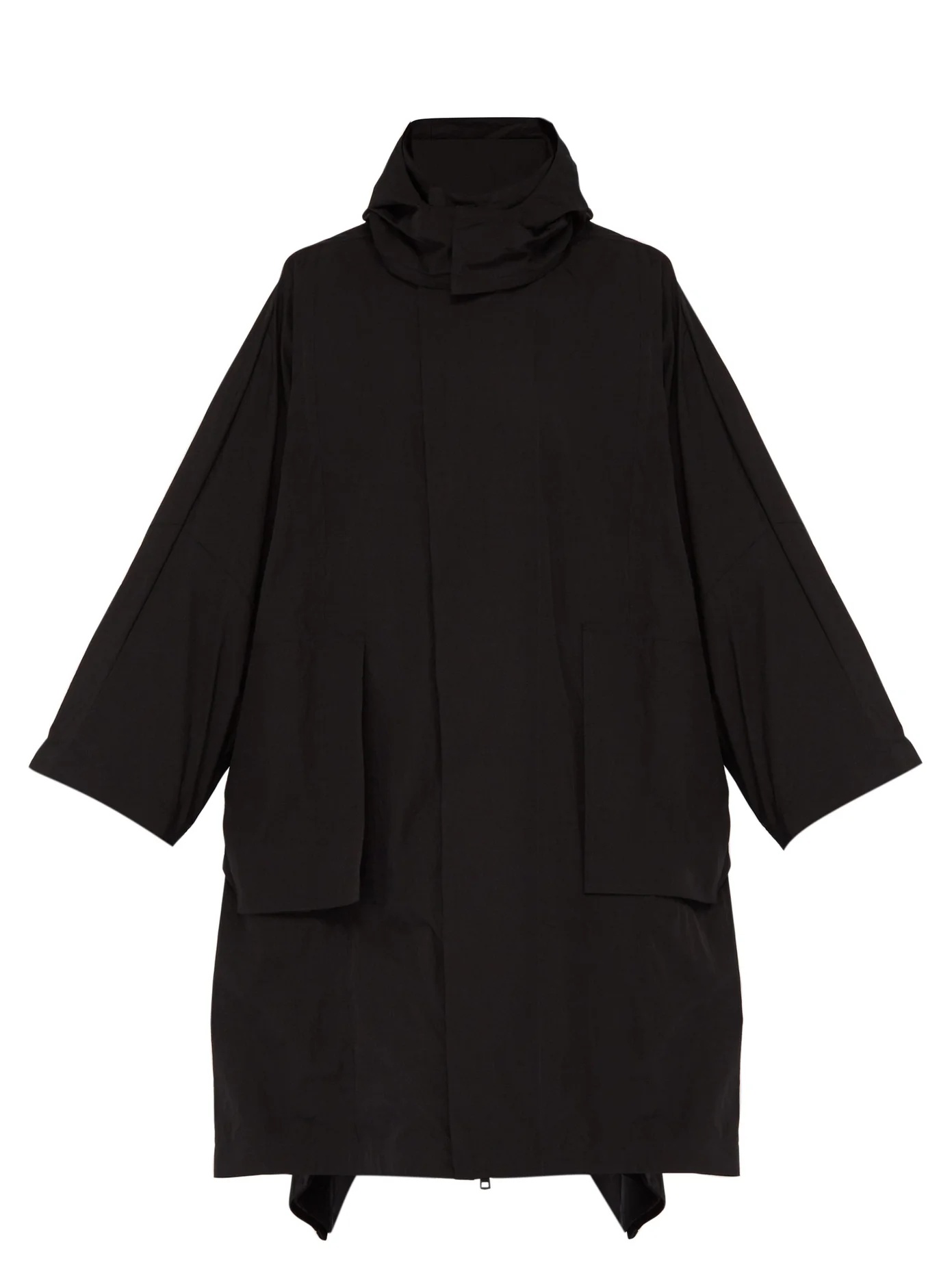 Tensor hooded cape coat - 1