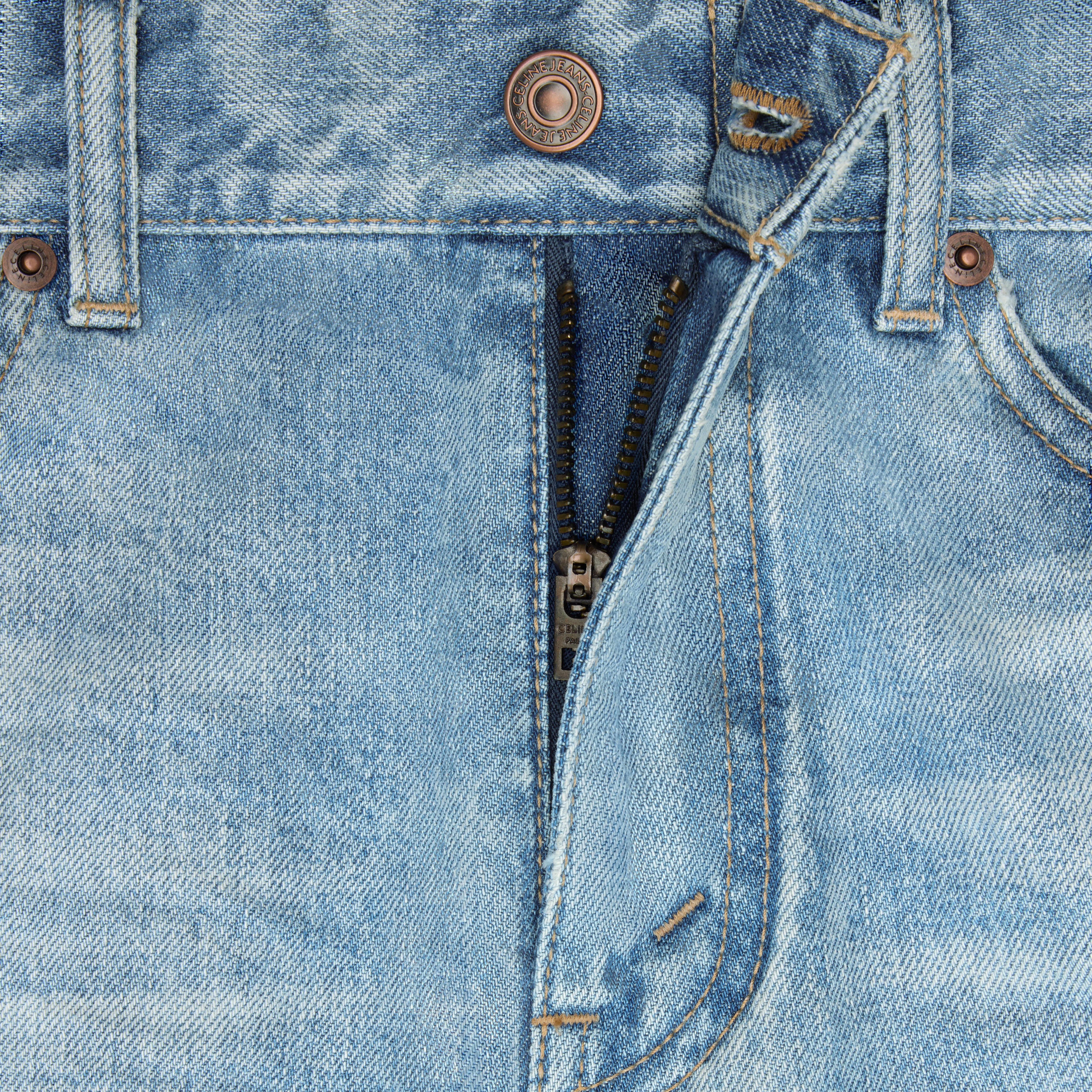 デニム・ジーパン MARCO JEANS IN BLUE ECLIPSE WASH DENIM CELINE marco jeans in blue eclipse wash denim | REVERSIBLE