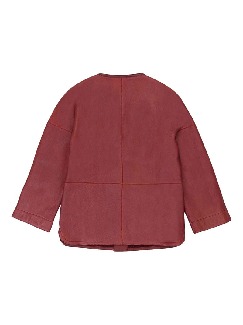 Loro Piana Evening leather jacket outlook