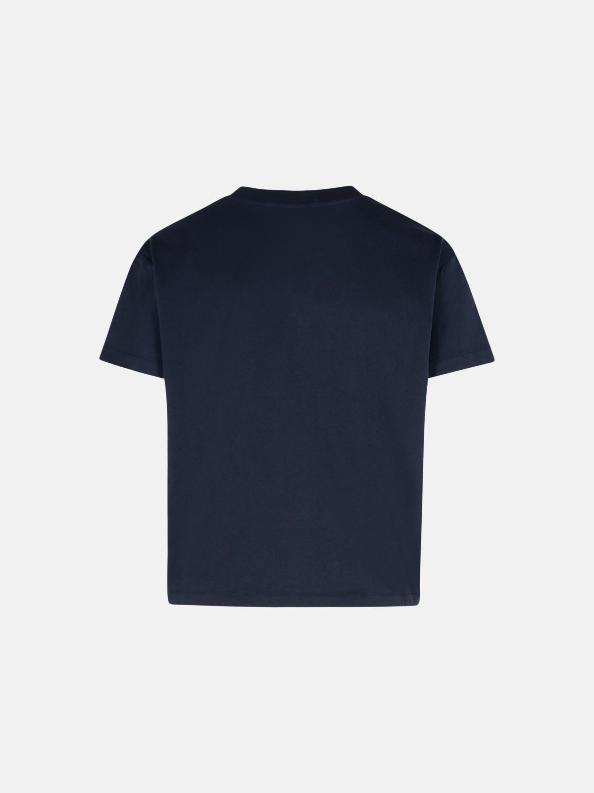 NAVY COTTON T-SHIRT - 3