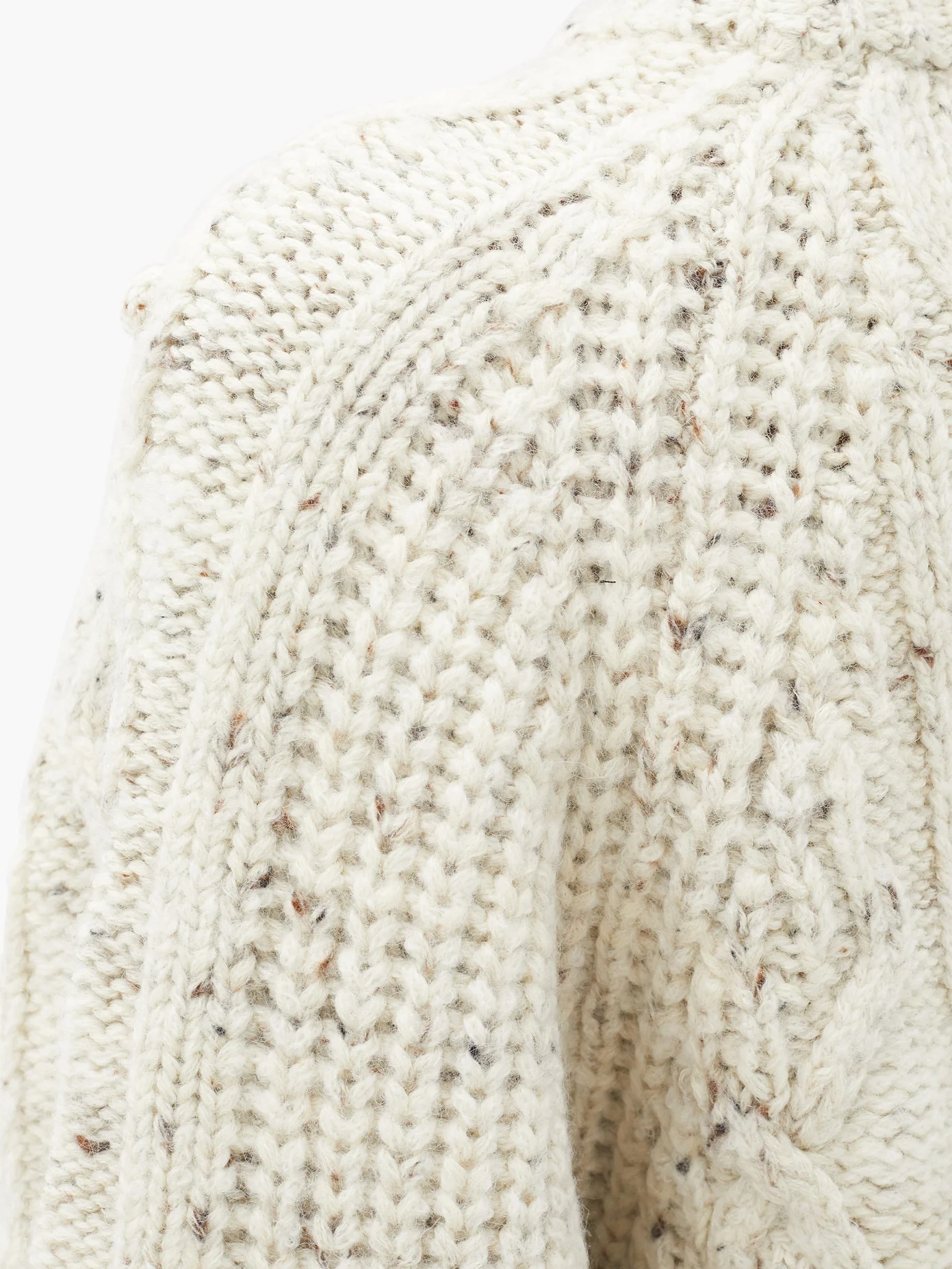 Flover cable-knit wool-blend sweater - 4