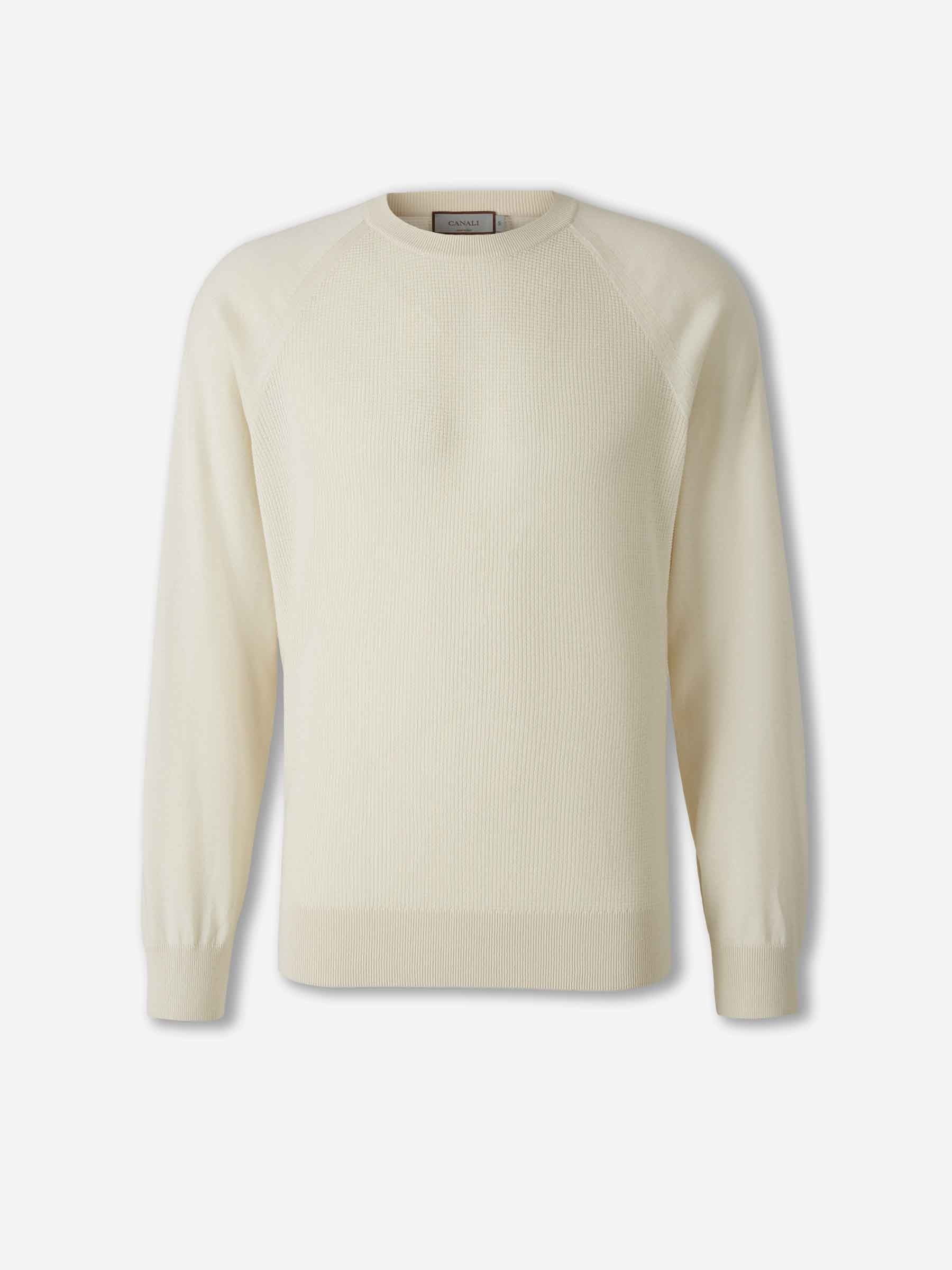 COTTON SILK SWEATER - 1