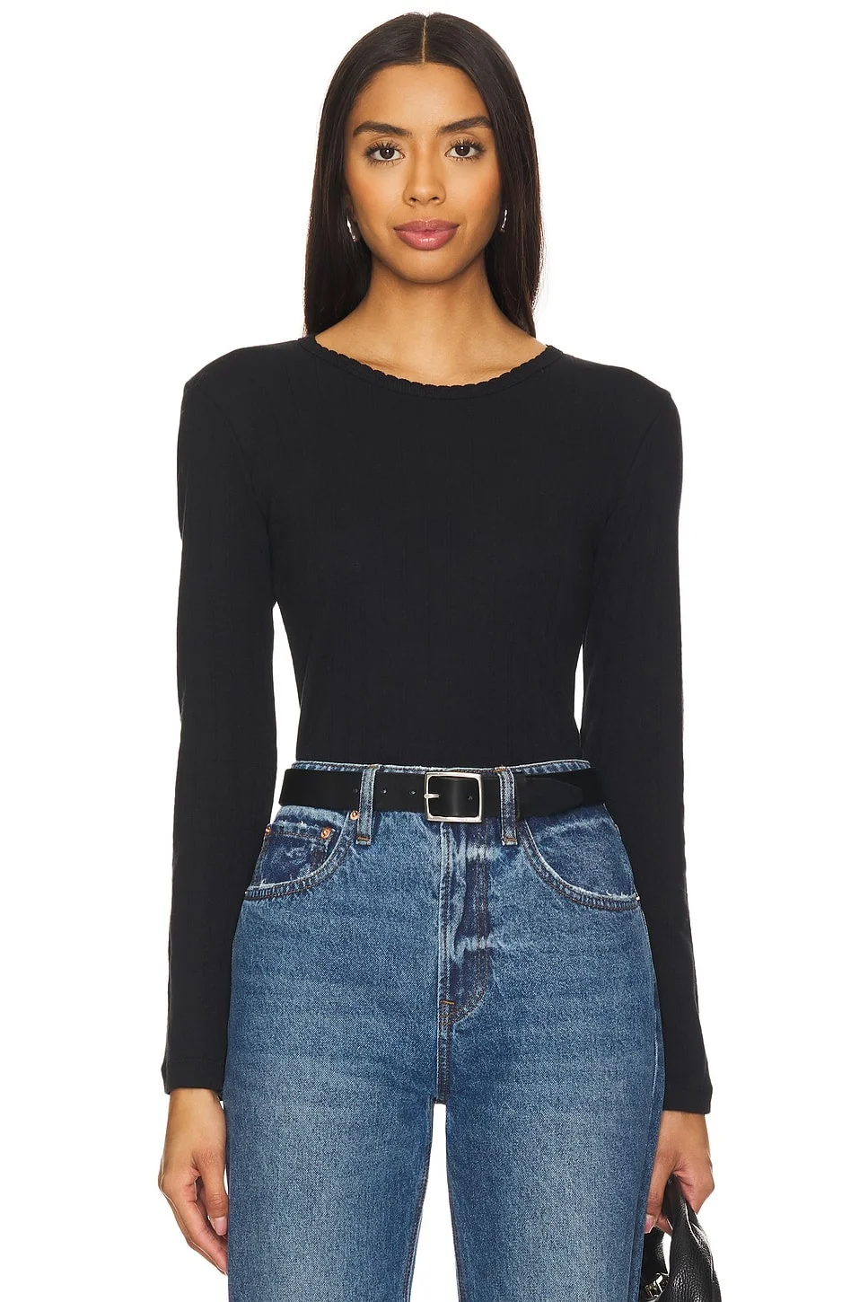 Pointelle Long Sleeve - 1