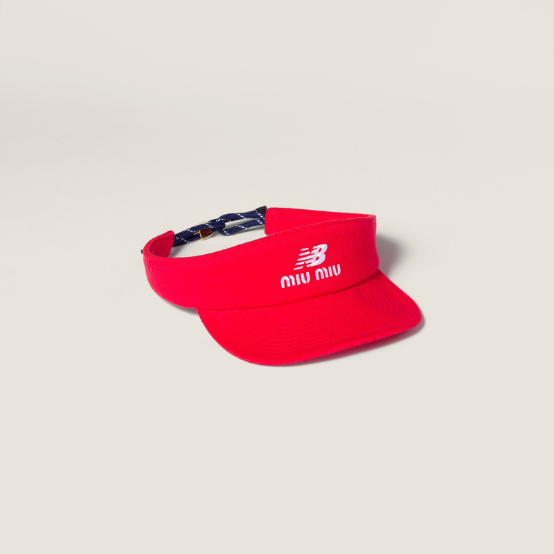 Denim visor 1