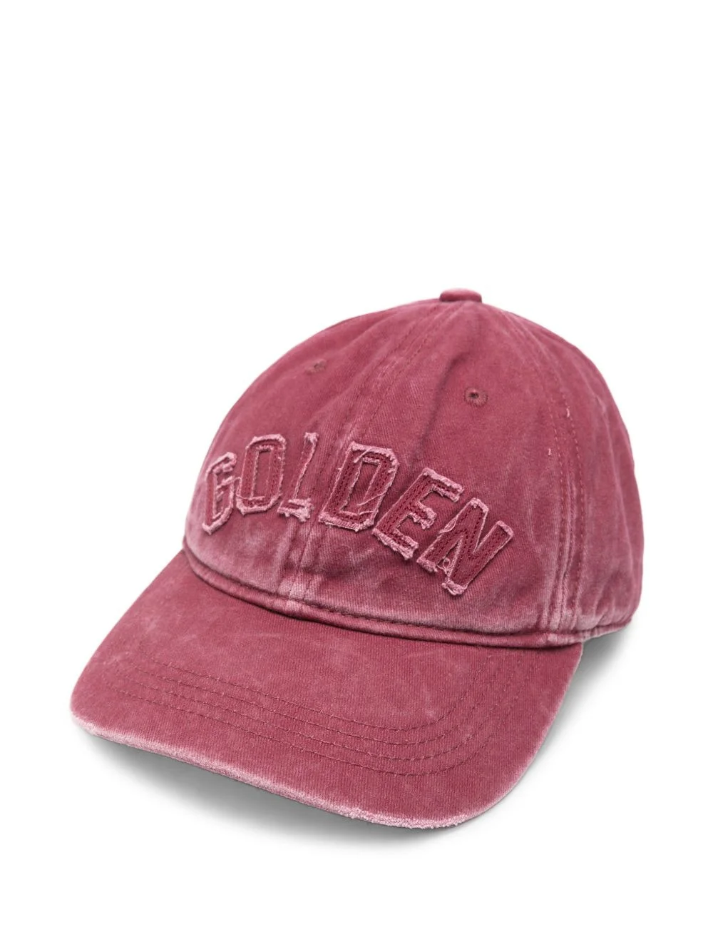 logo-patch star-stud baseball cap - 1