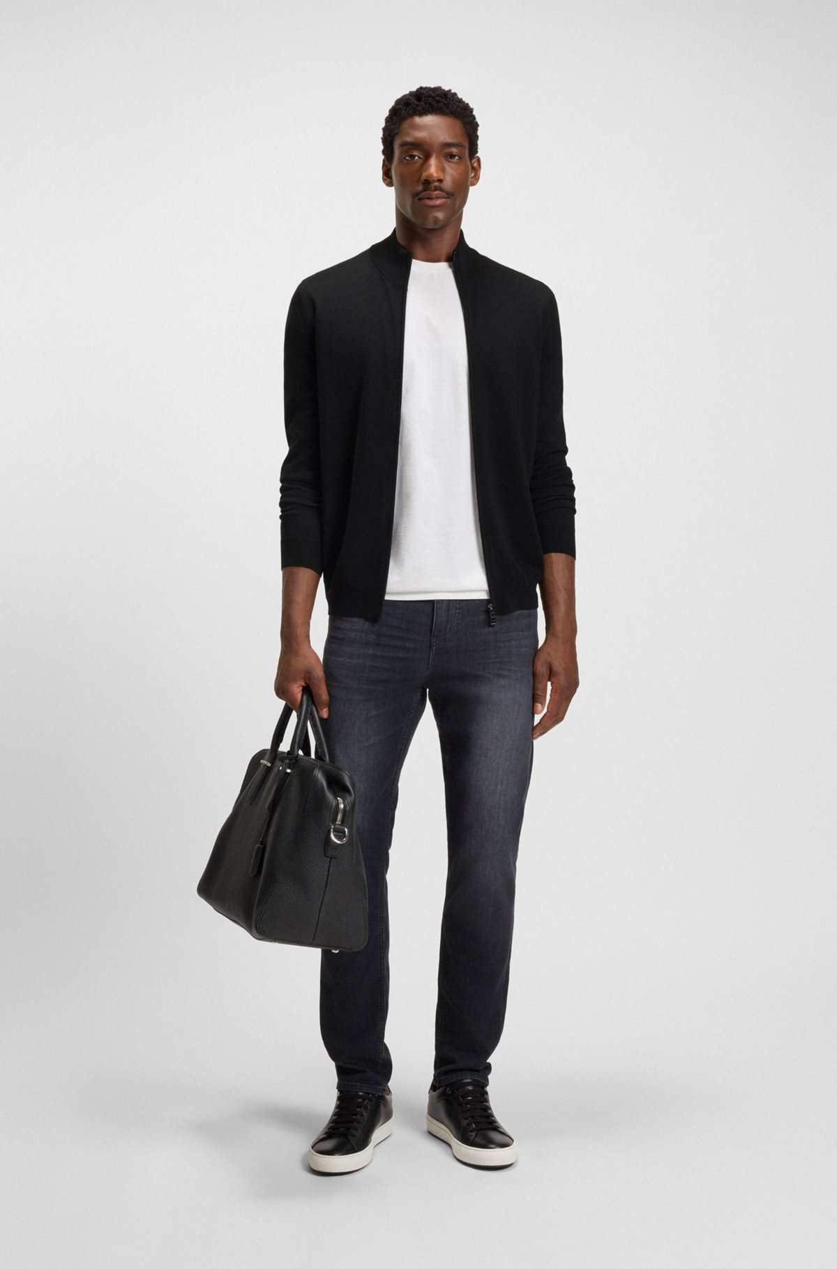 VIRGIN-WOOL JACKET IN A REGULAR FIT - 4