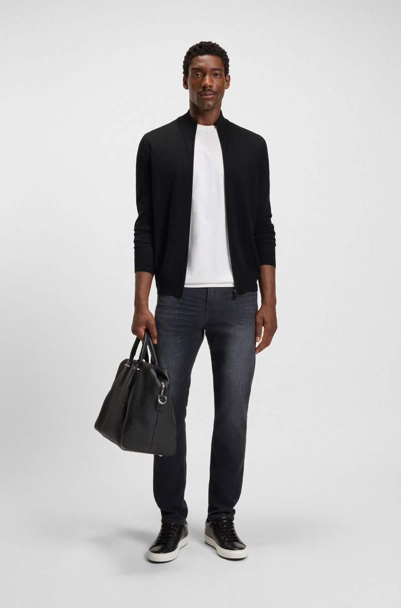 BOSS VIRGIN-WOOL JACKET IN A REGULAR FIT outlook