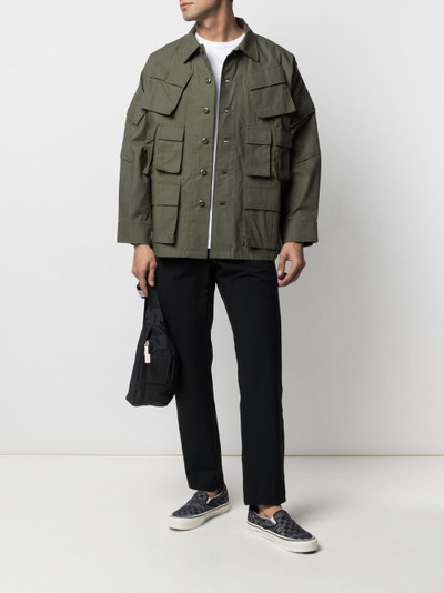 WTAPS patch-pocket military jacket outlook