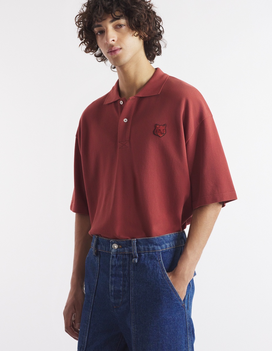 BOLD FOX HEAD PATCH OVERSIZE POLO - 3