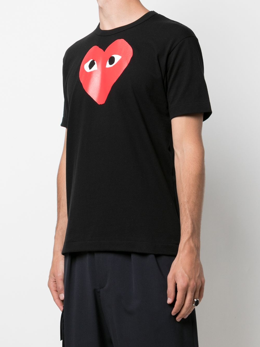 heart logo-print T-shirt - 3