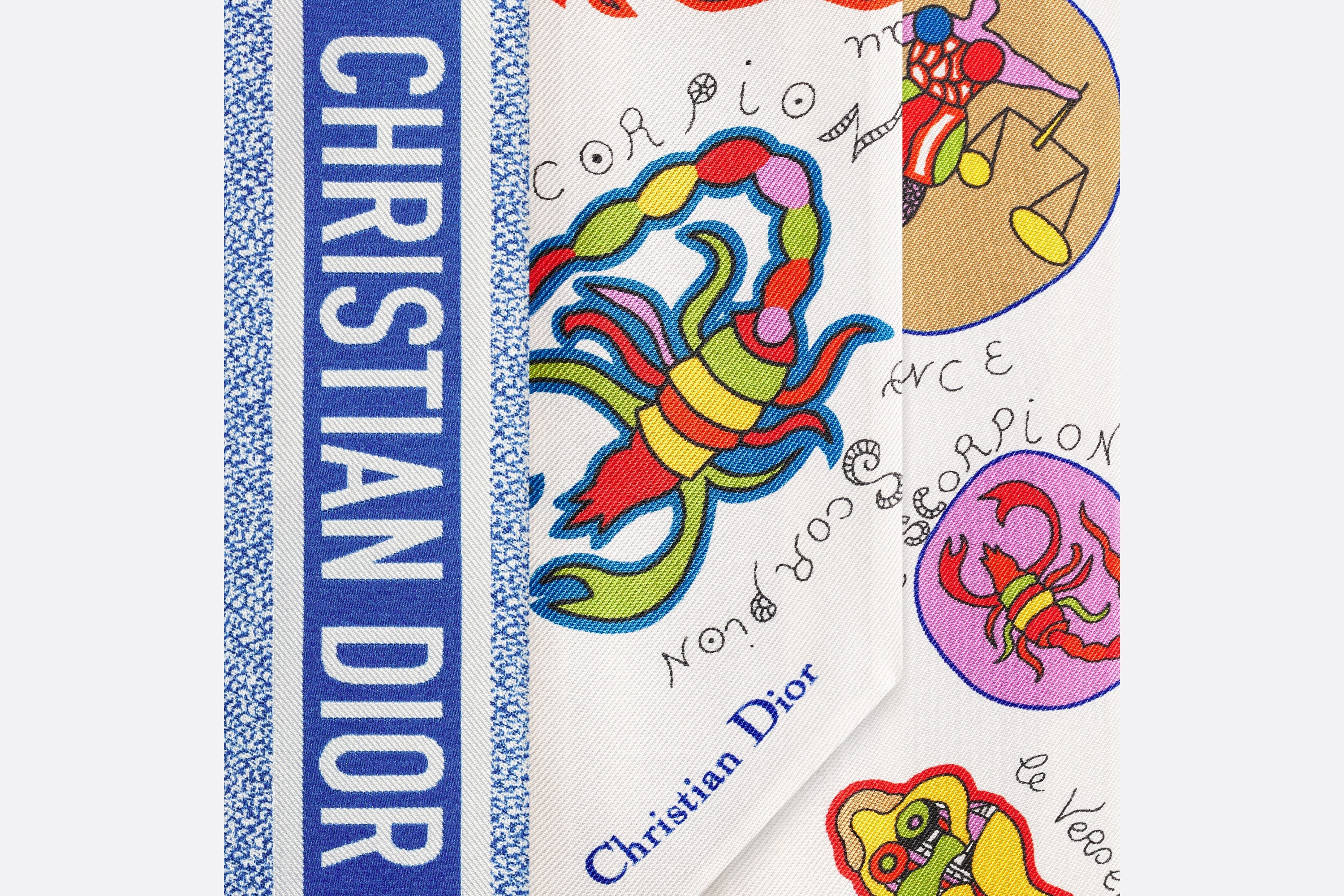 Niki de Saint Phalle Dragon Zodiac Mitzah Scarf - 5