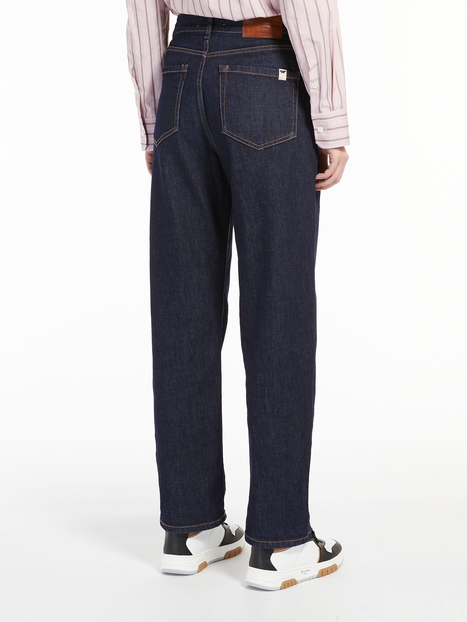 MADERA Cotton denim trousers - 4