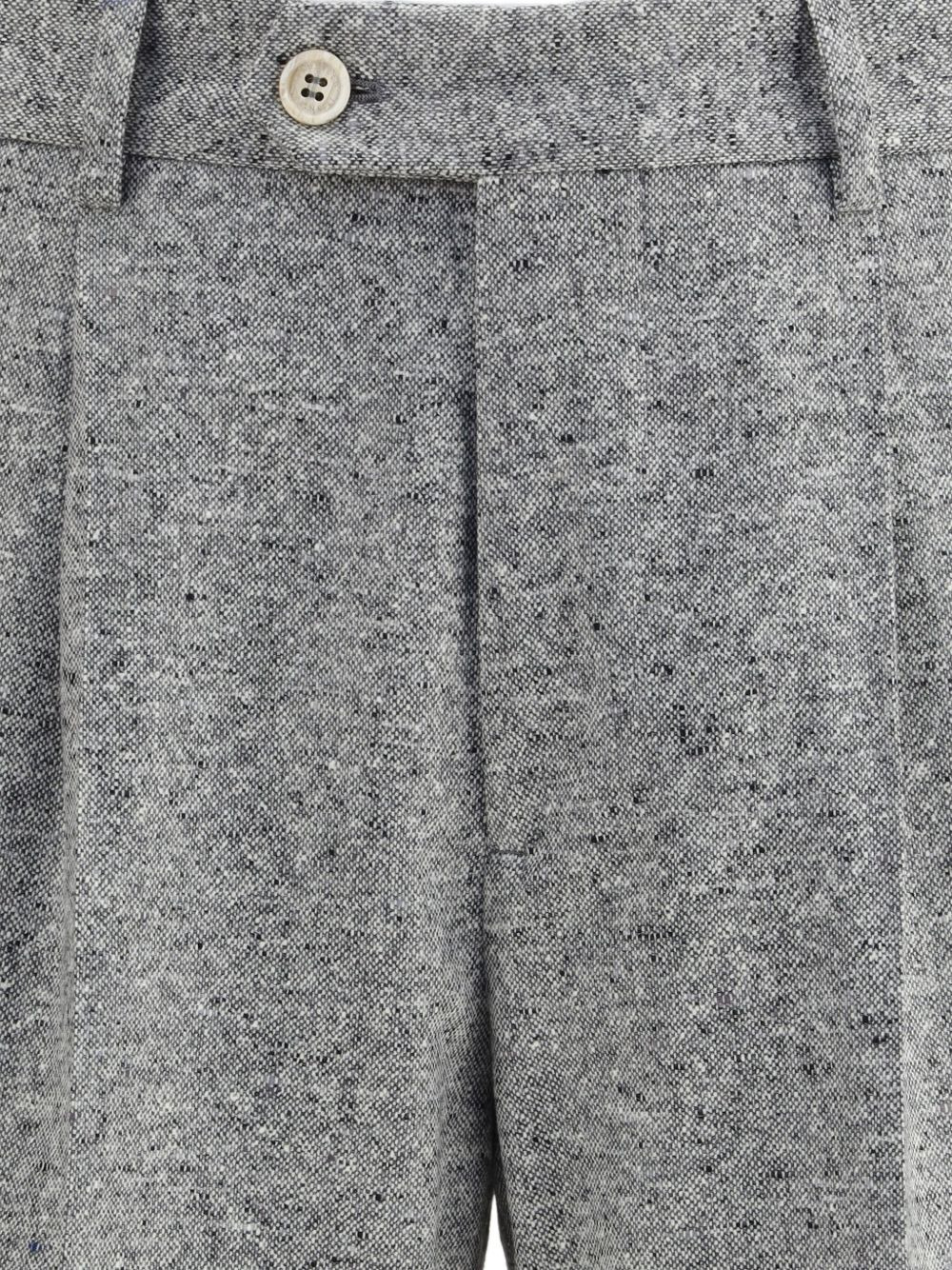 double-breasted textured suit - 4
