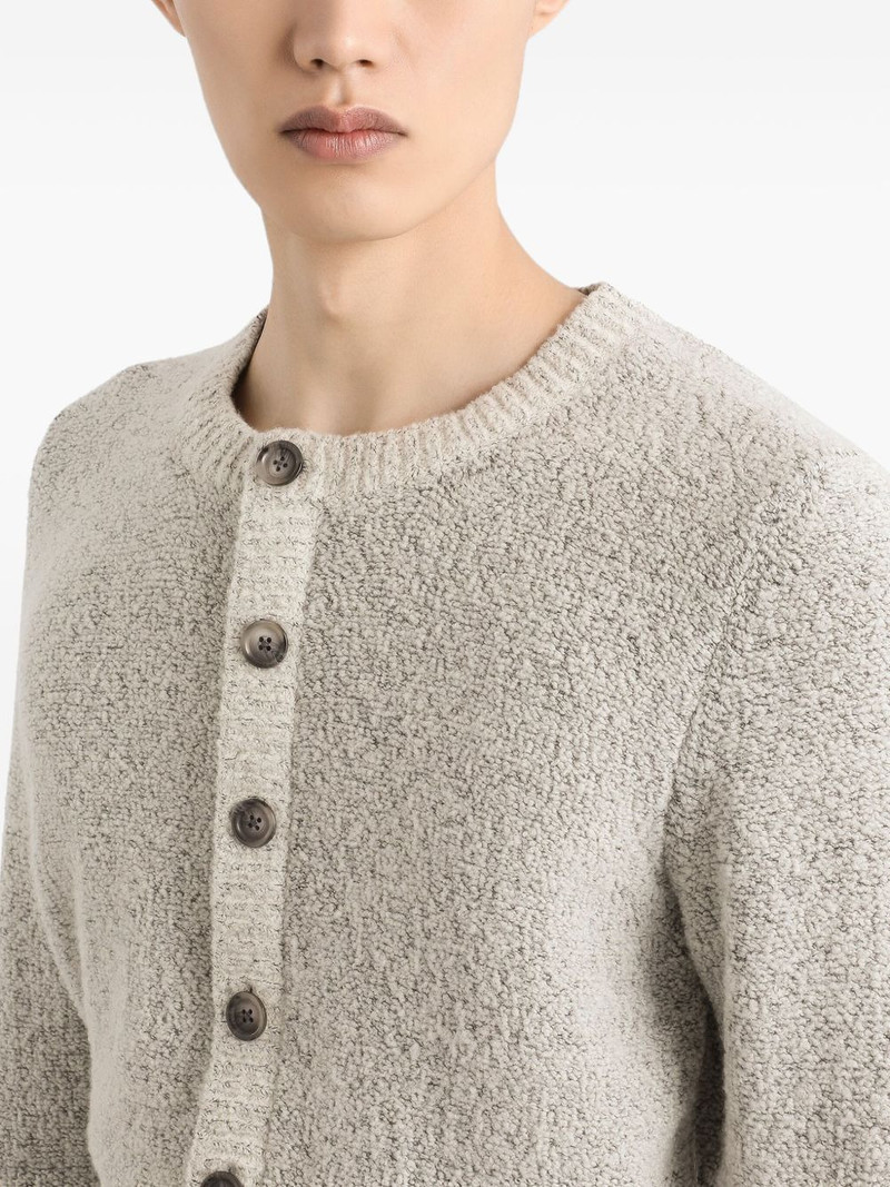 button-front textured cardigan 4