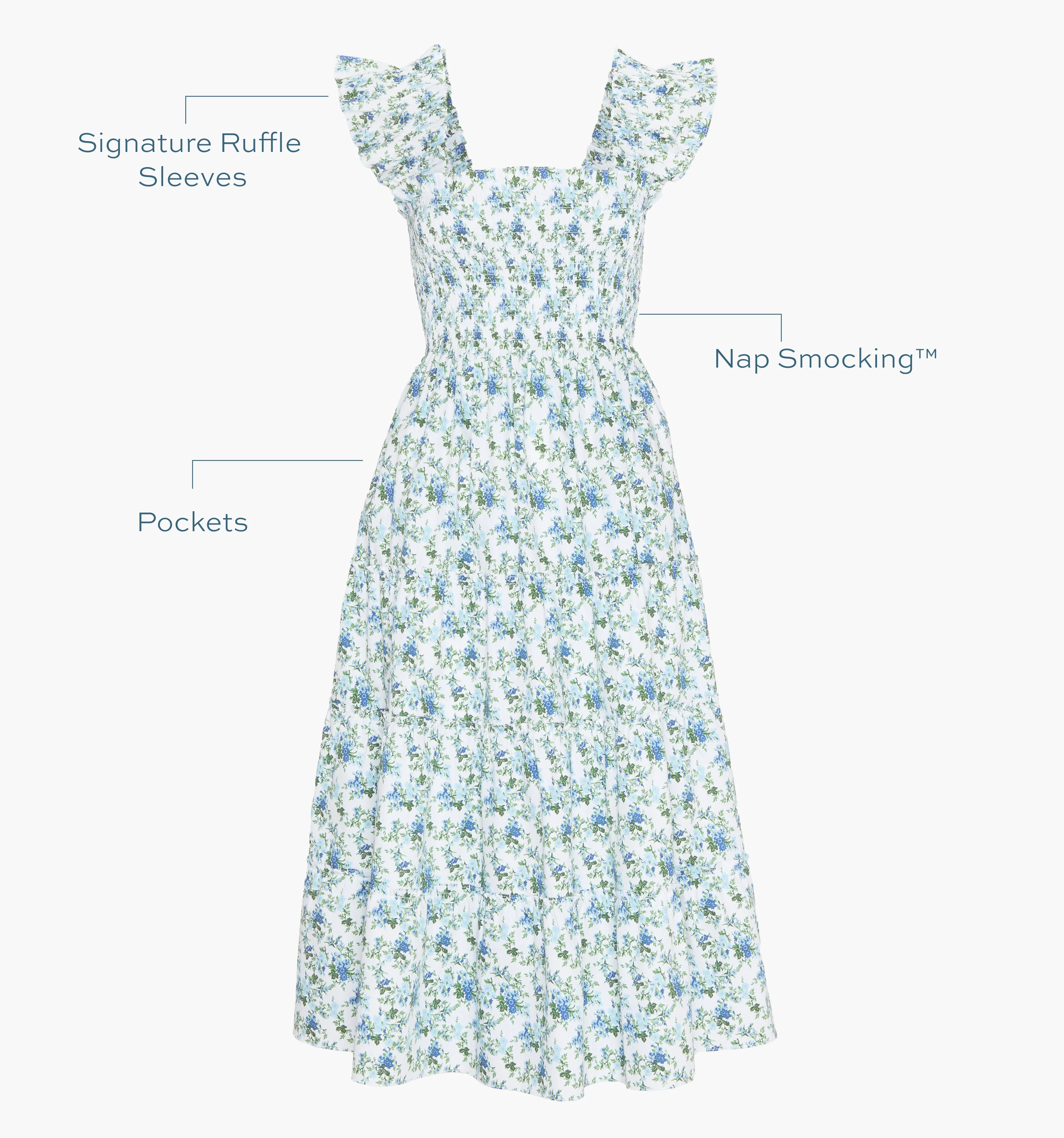 The Ellie Nap Dress - English Daisy - 1