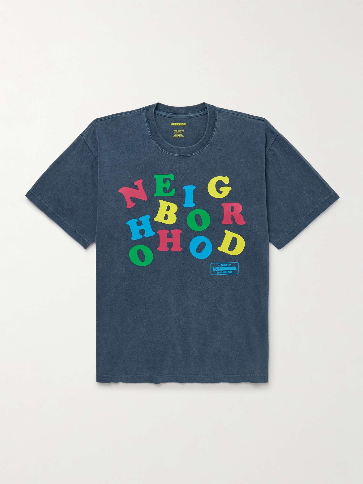 Logo-Print Cotton-Jersey T-Shirt - 1