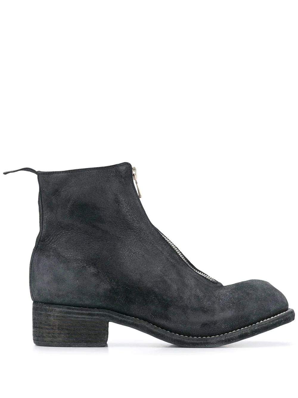 front zip ankle boots - 1