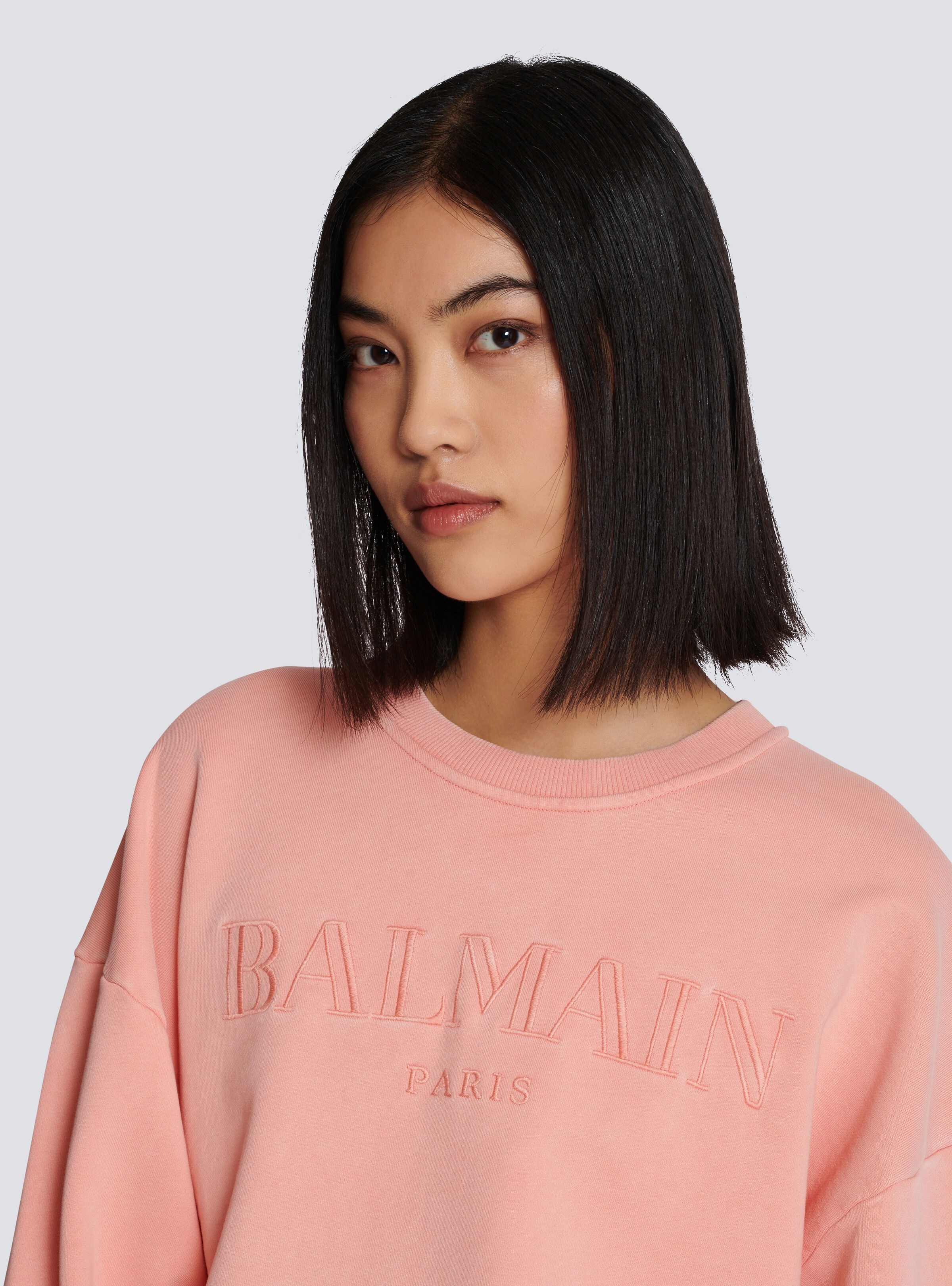 Sweatshirt with Vintage Balmain embroidery - 7