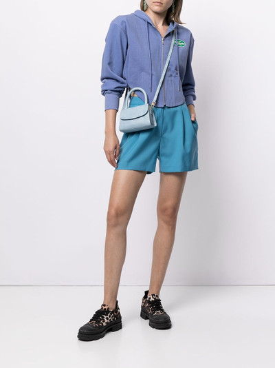 pushBUTTON pleat-detail shorts outlook