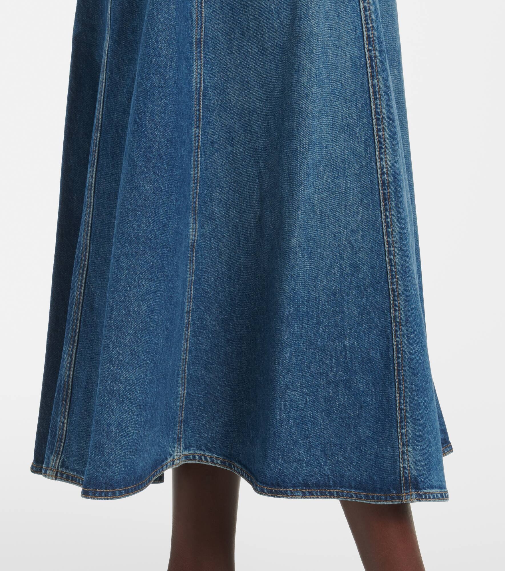 Brigette pleated midi skirt - 5